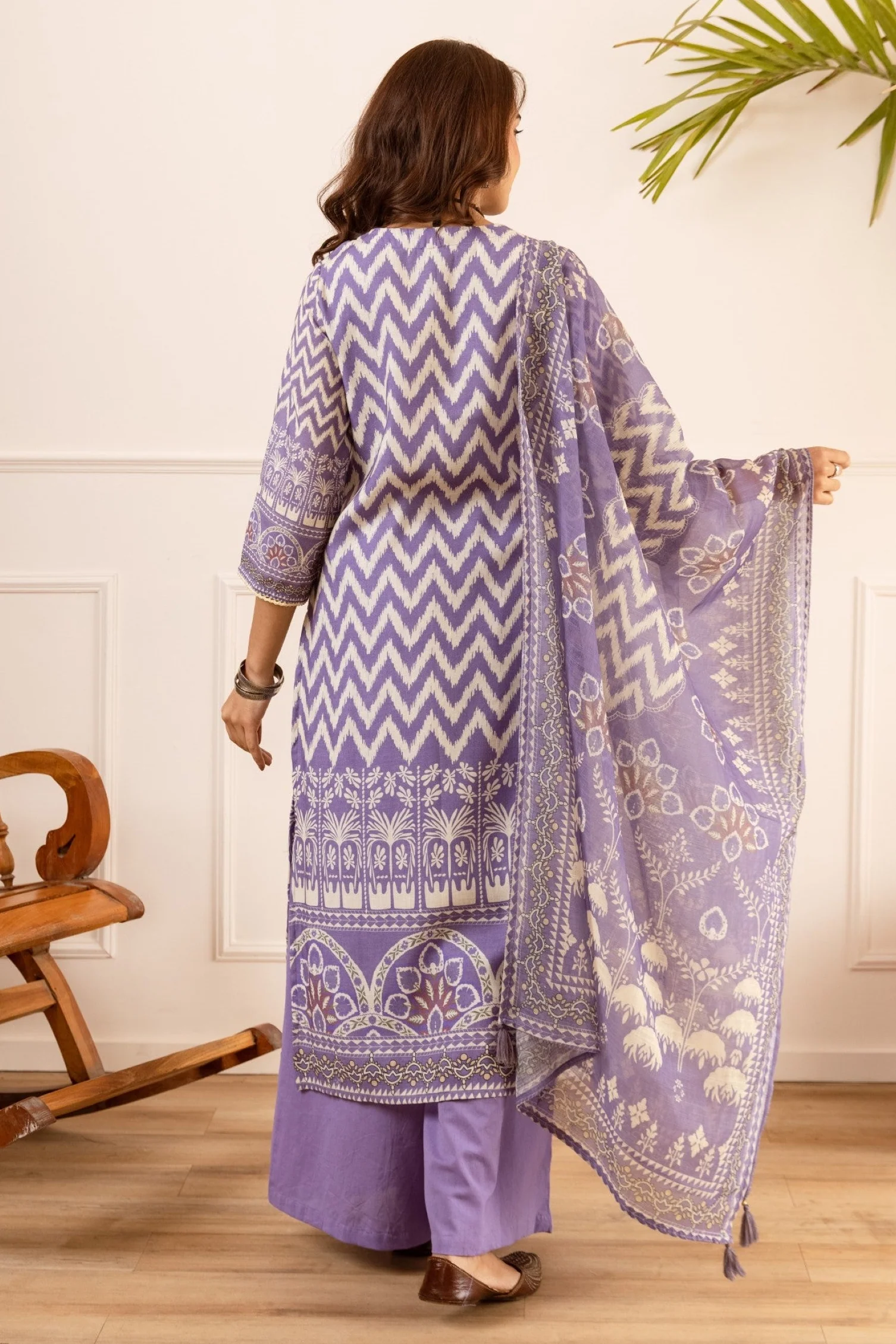 Karen imperial cotton suit set - Image 3