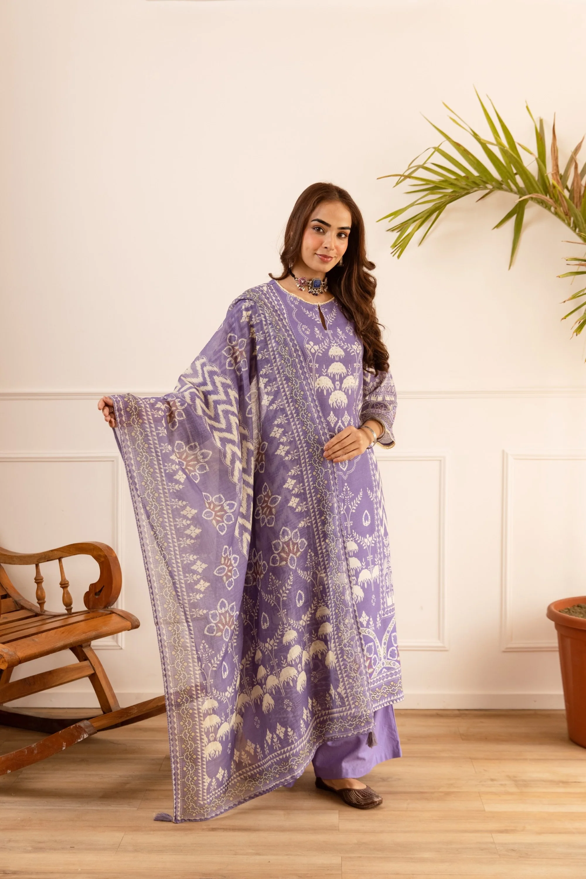 Karen imperial cotton suit set - Image 5