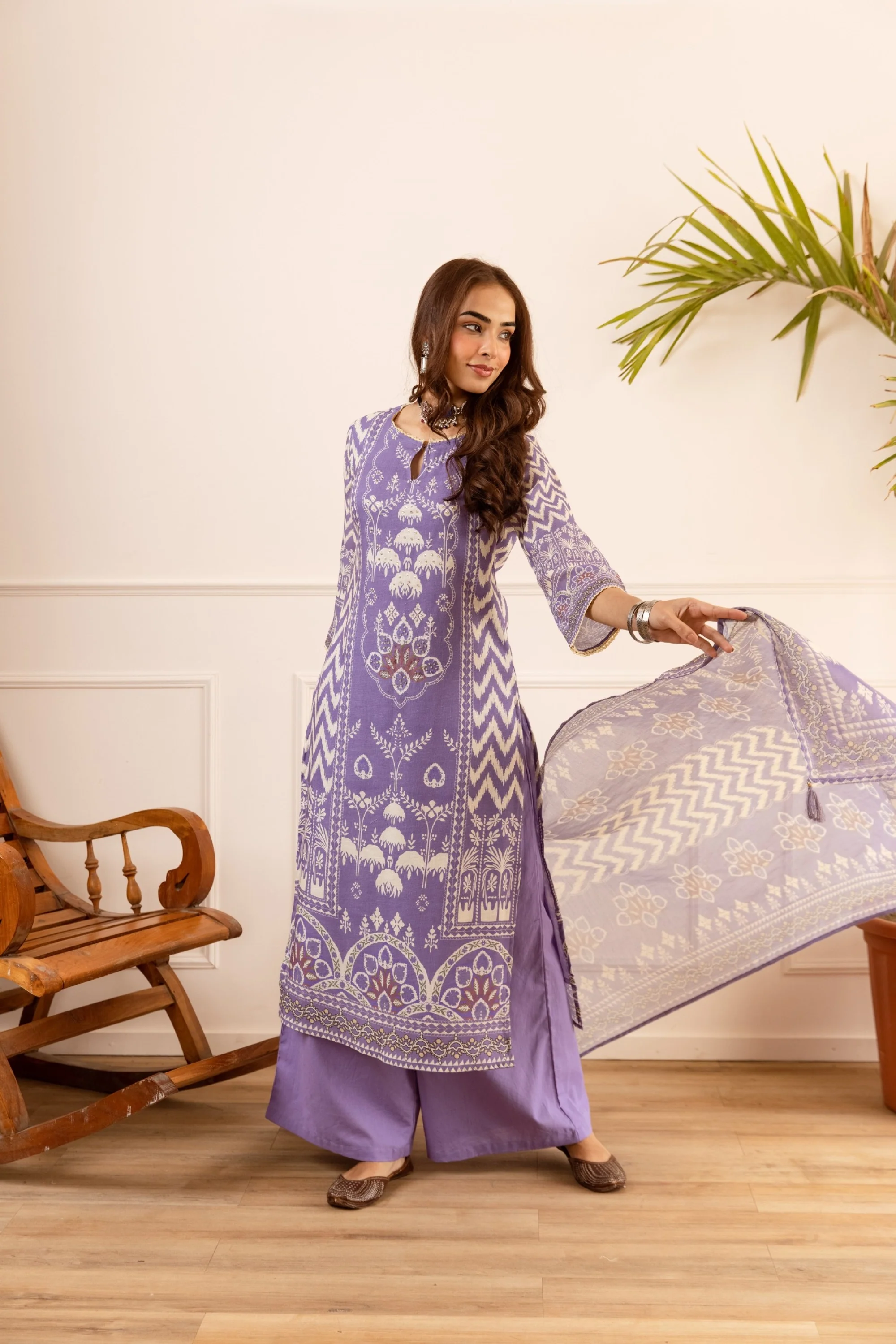 Karen imperial cotton suit set - Image 6