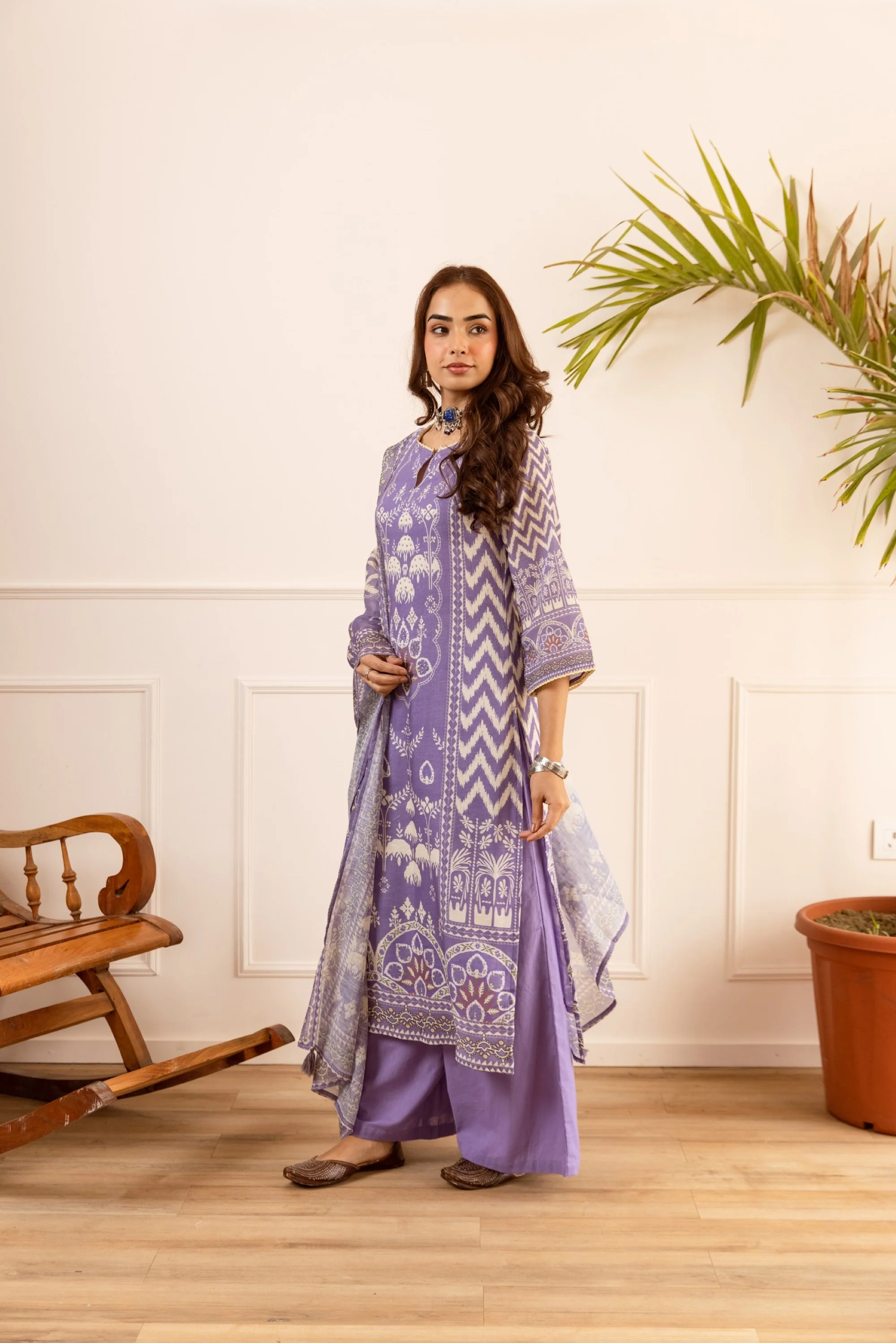 Karen imperial cotton suit set - Image 8