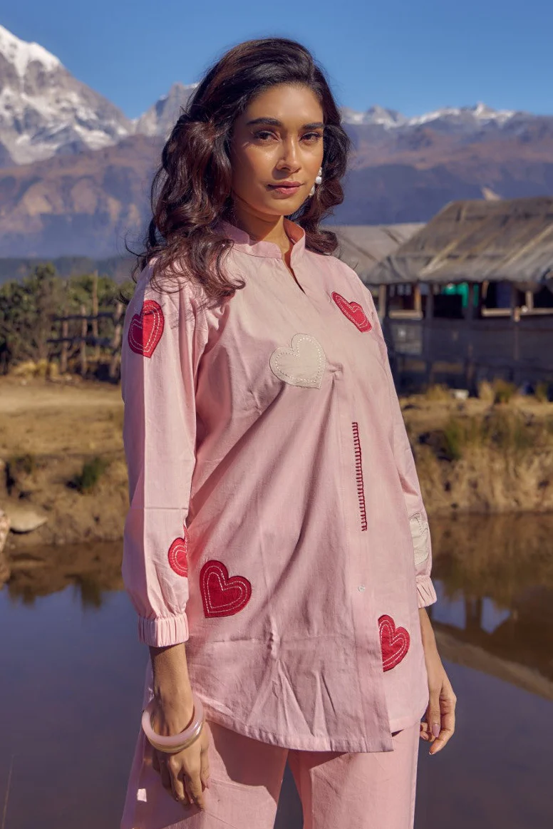 Wespret Softpink applique cotton co-ord set - Image 2