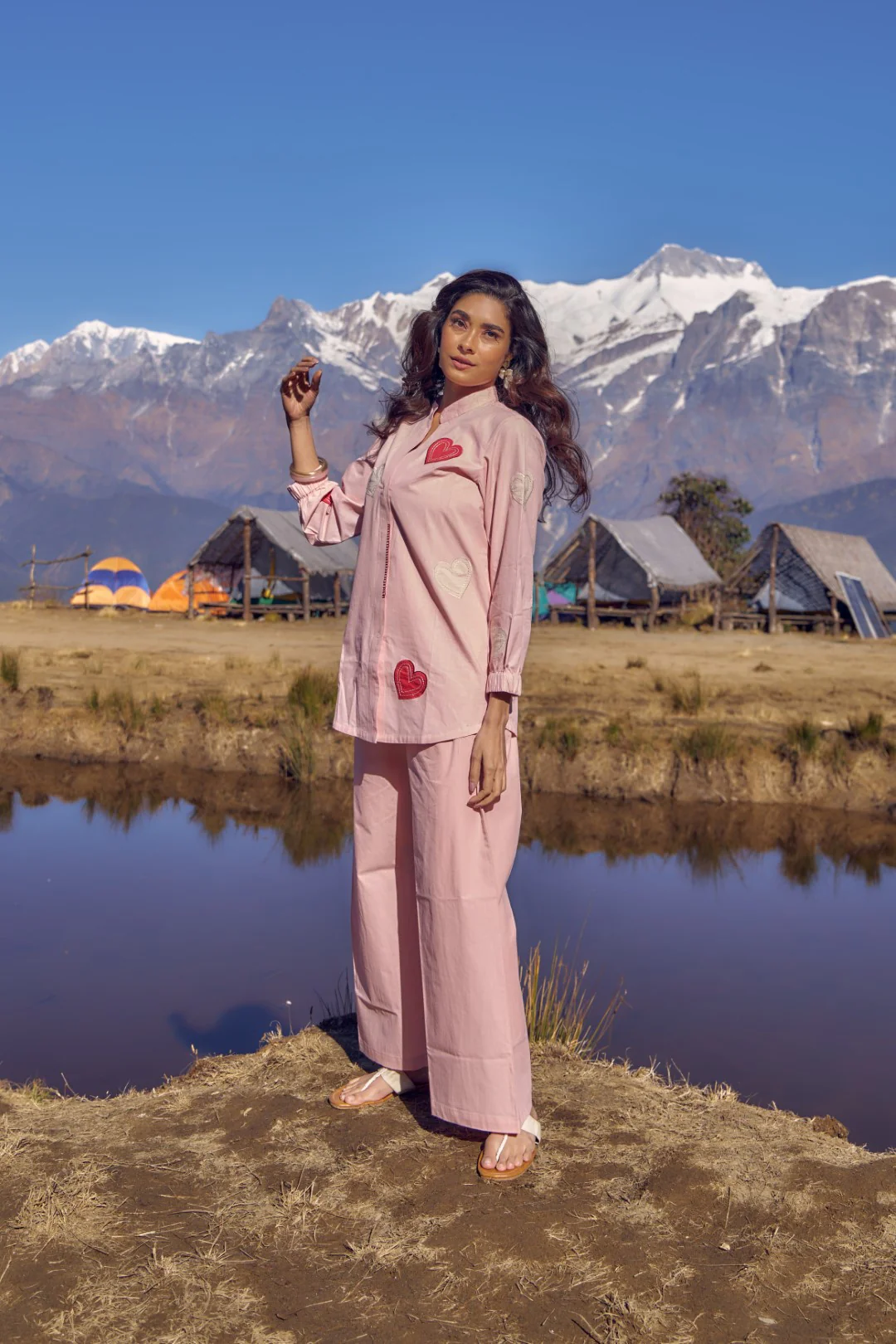 Wespret Softpink applique cotton co-ord set - Image 4