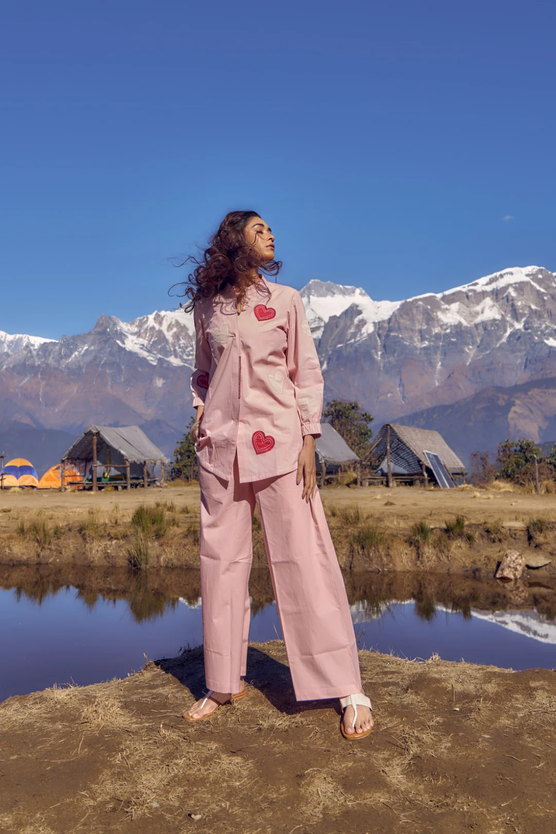 Wespret Softpink applique cotton co-ord set - Image 5