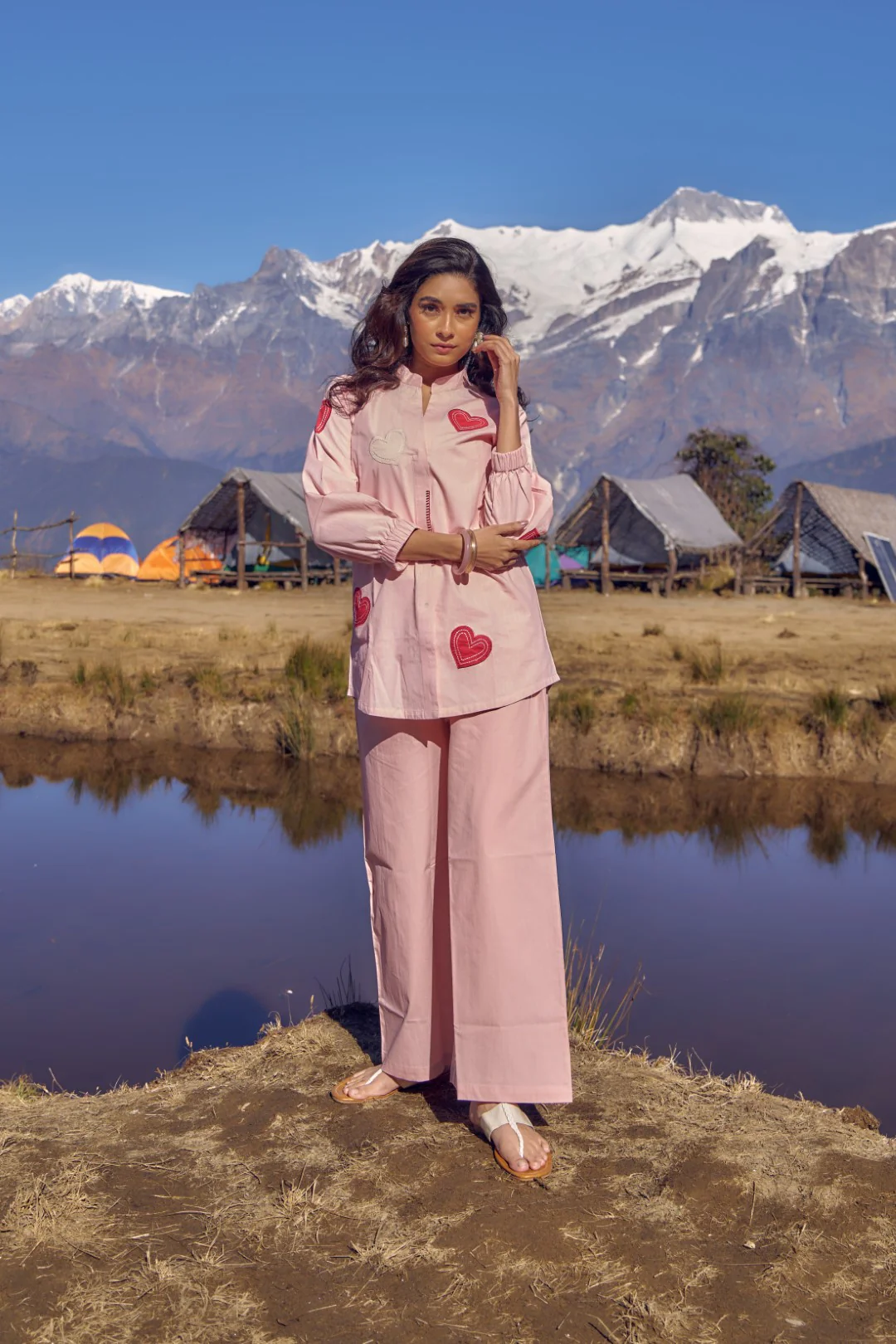 Wespret Softpink applique cotton co-ord set - Image 6