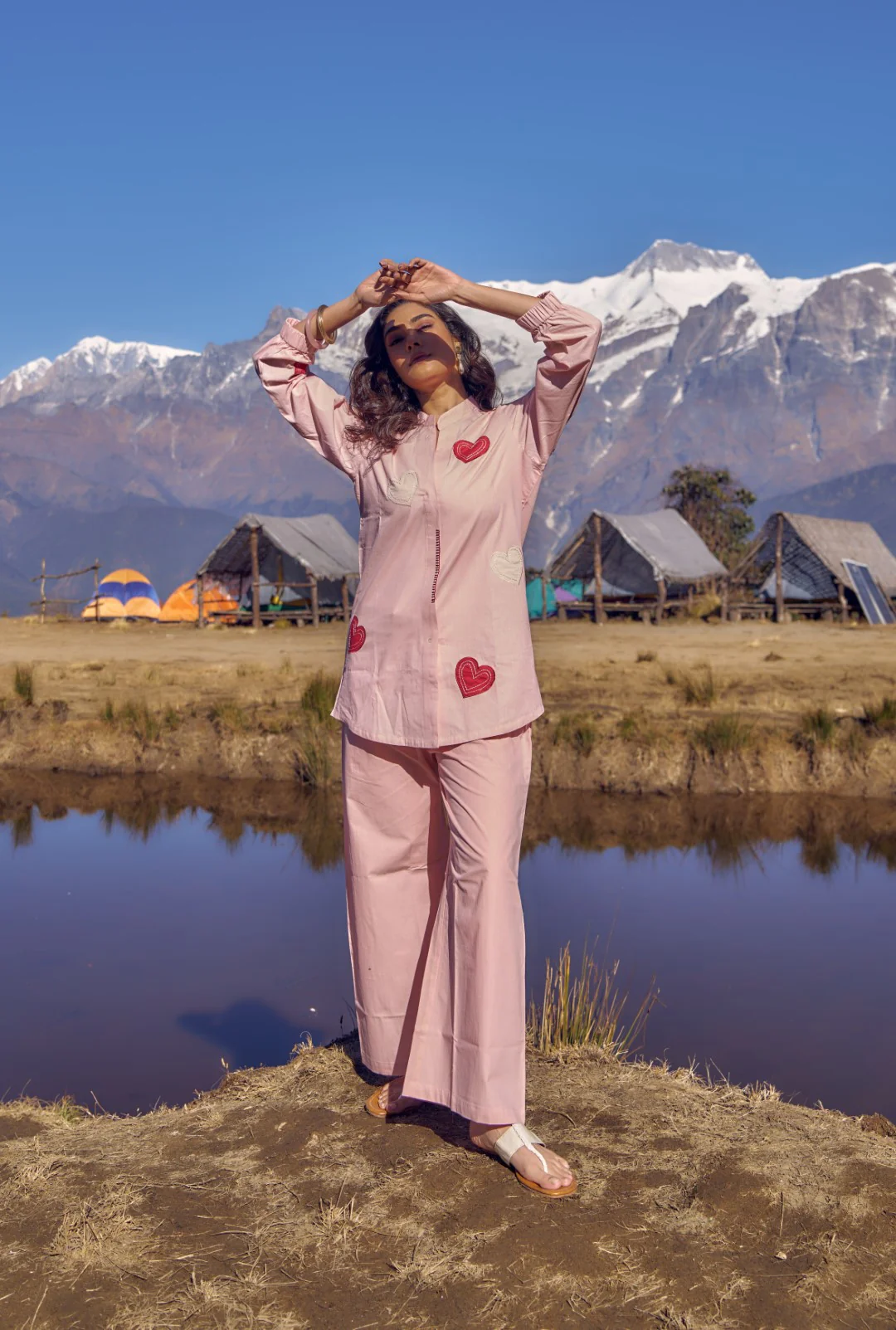 Wespret Softpink applique cotton co-ord set - Image 7