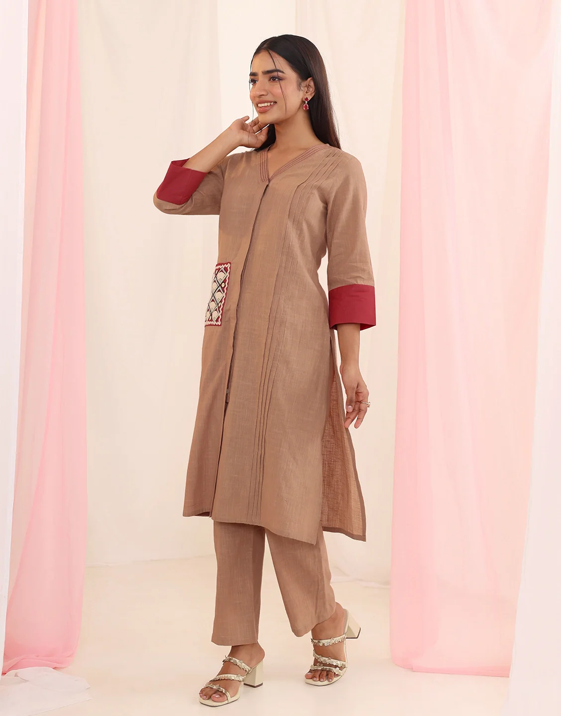 Purna mousse cotton co-ord set - Image 5