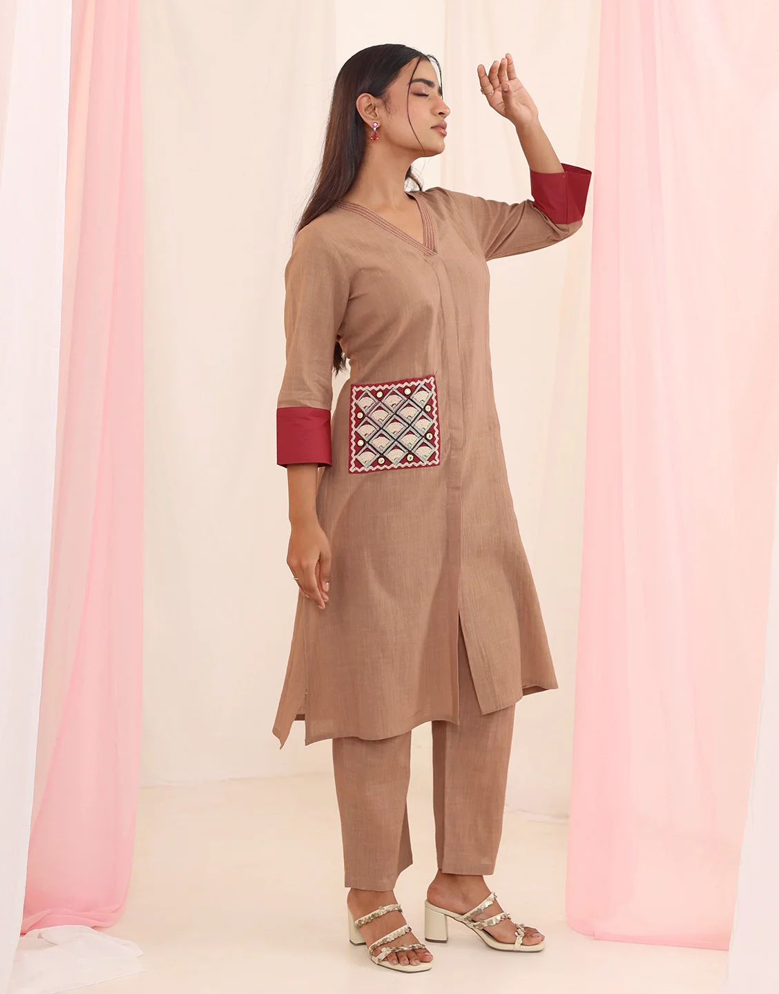 Purna mousse cotton co-ord set - Image 6