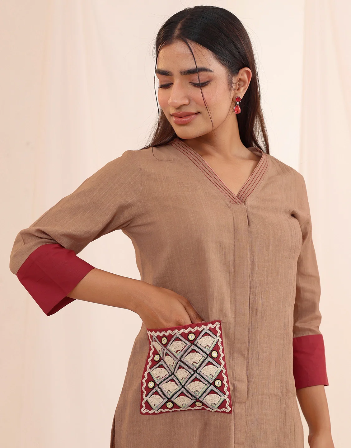 Purna mousse cotton co-ord set - Image 7