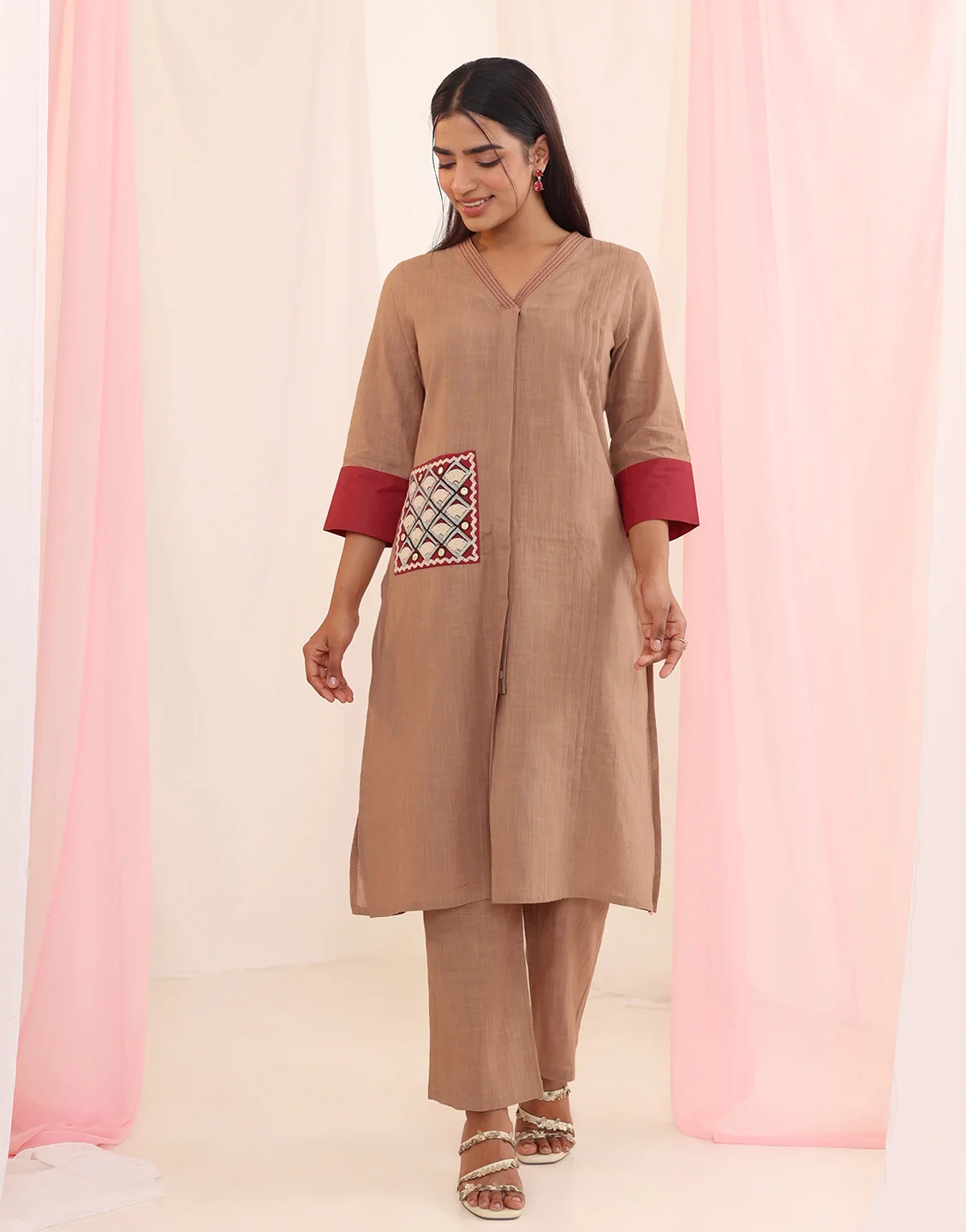 Purna mousse cotton co-ord set - Image 8