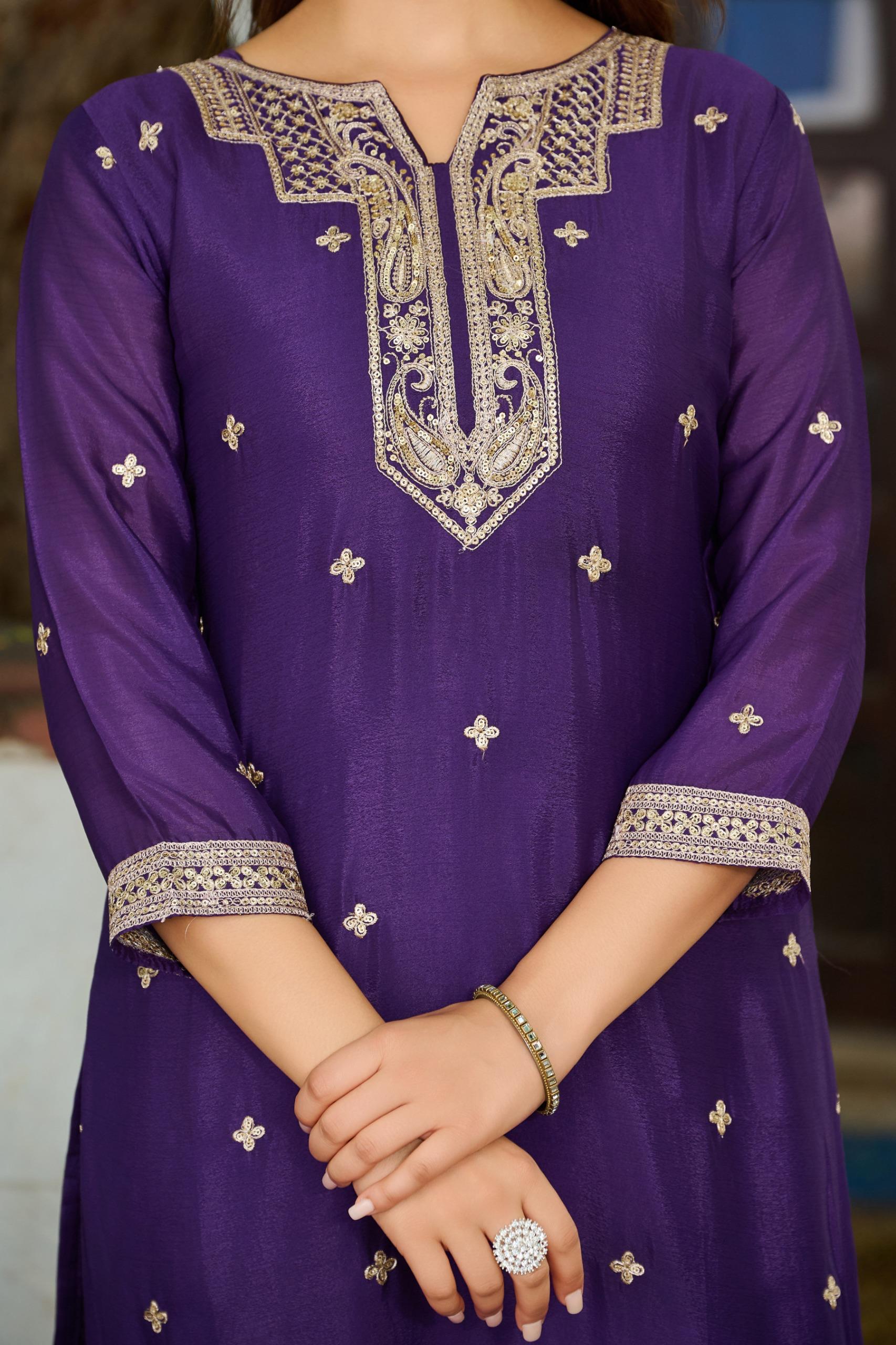 Lopa orchid full work suit set - Image 4