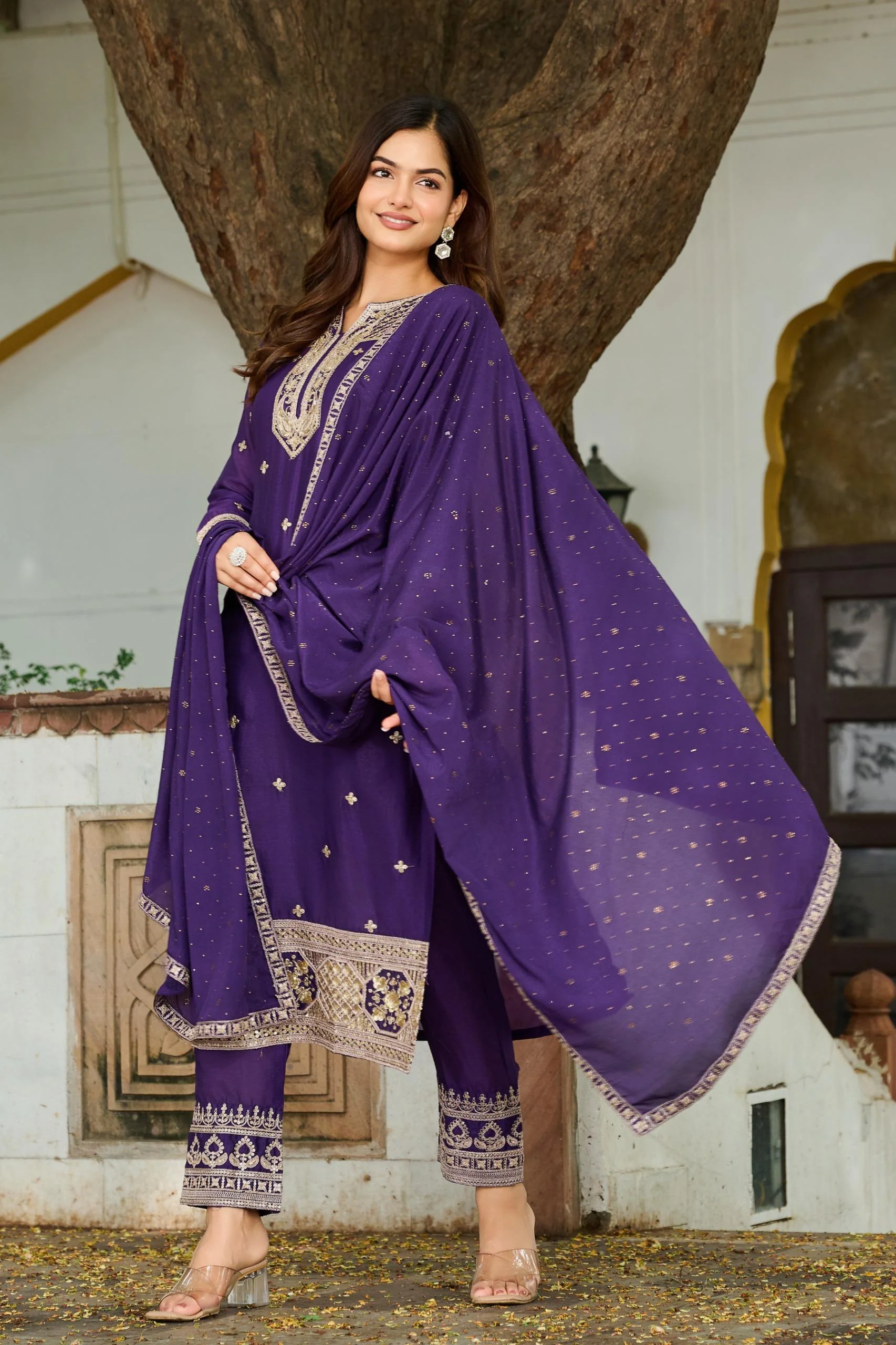 Lopa orchid full work suit set - Image 6