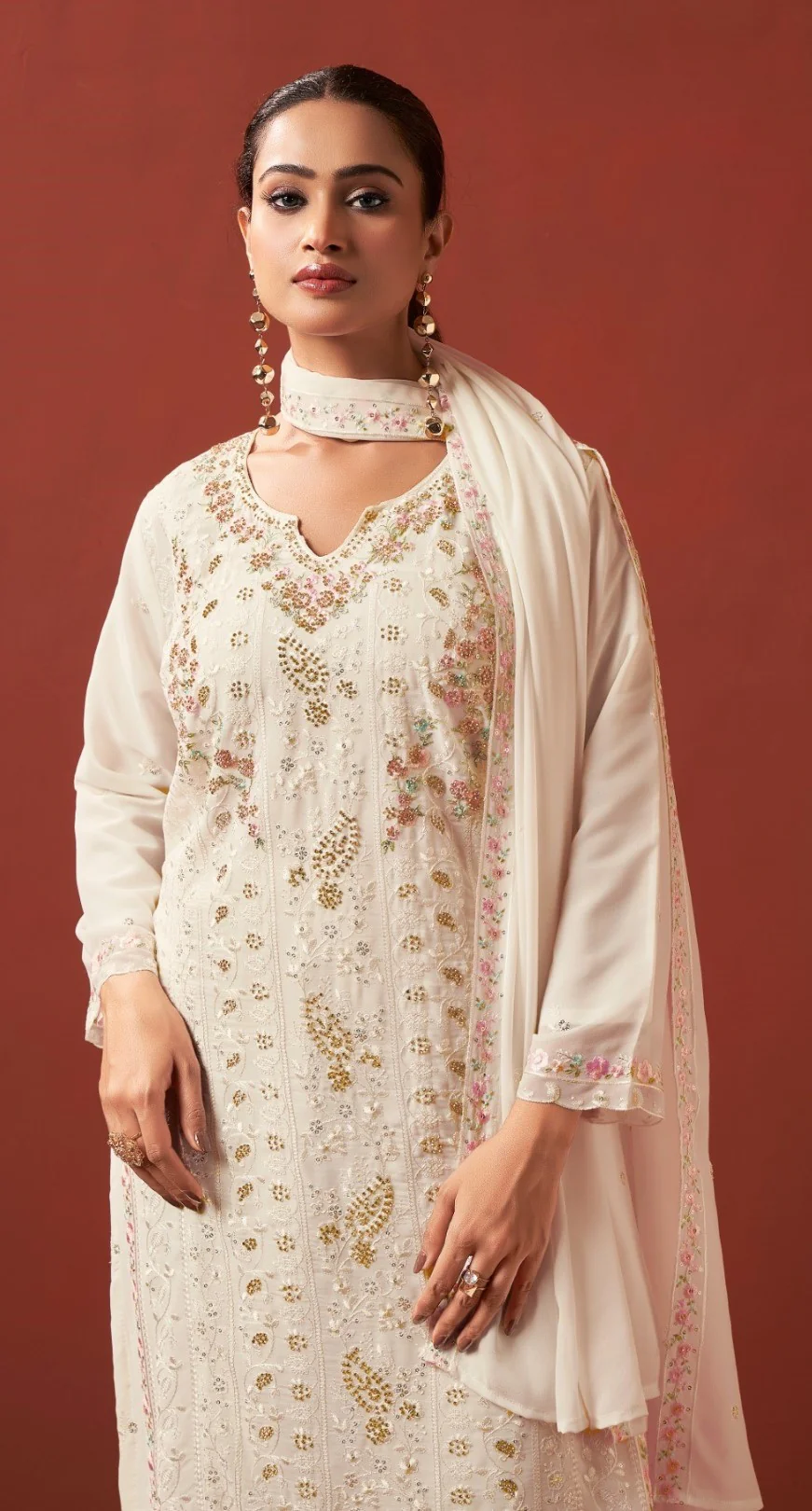 Mayuri Daisy Full Work Suit Set - Image 2