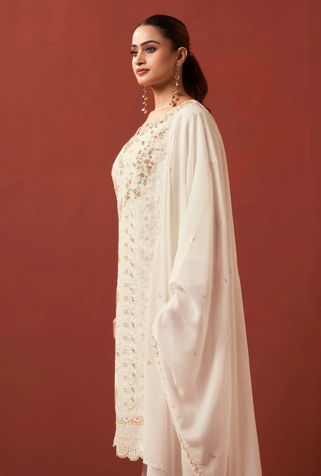 Mayuri Daisy Full Work Suit Set - Image 3