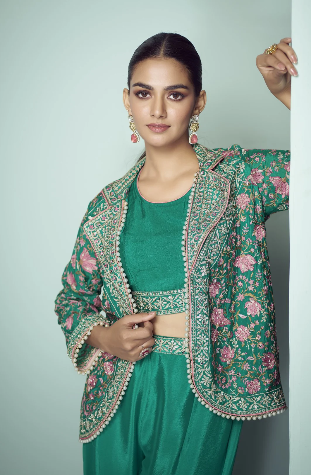 Imli fern full work fusion wear 3 pc set - Image 2