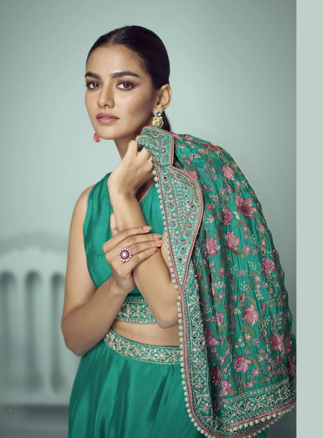 Imli fern full work fusion wear 3 pc set - Image 4