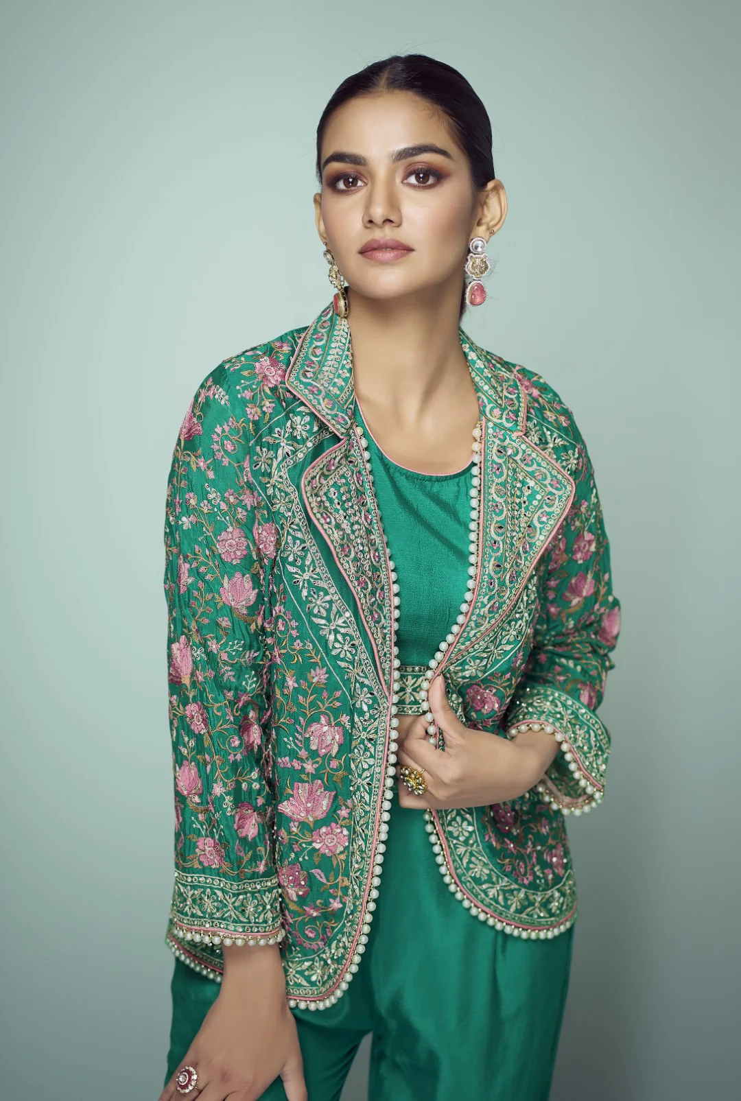 Imli fern full work fusion wear 3 pc set - Image 5