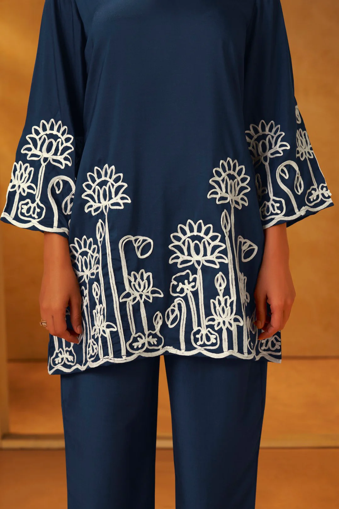 Trisha Azure Cotton Co-ord Set - Image 7