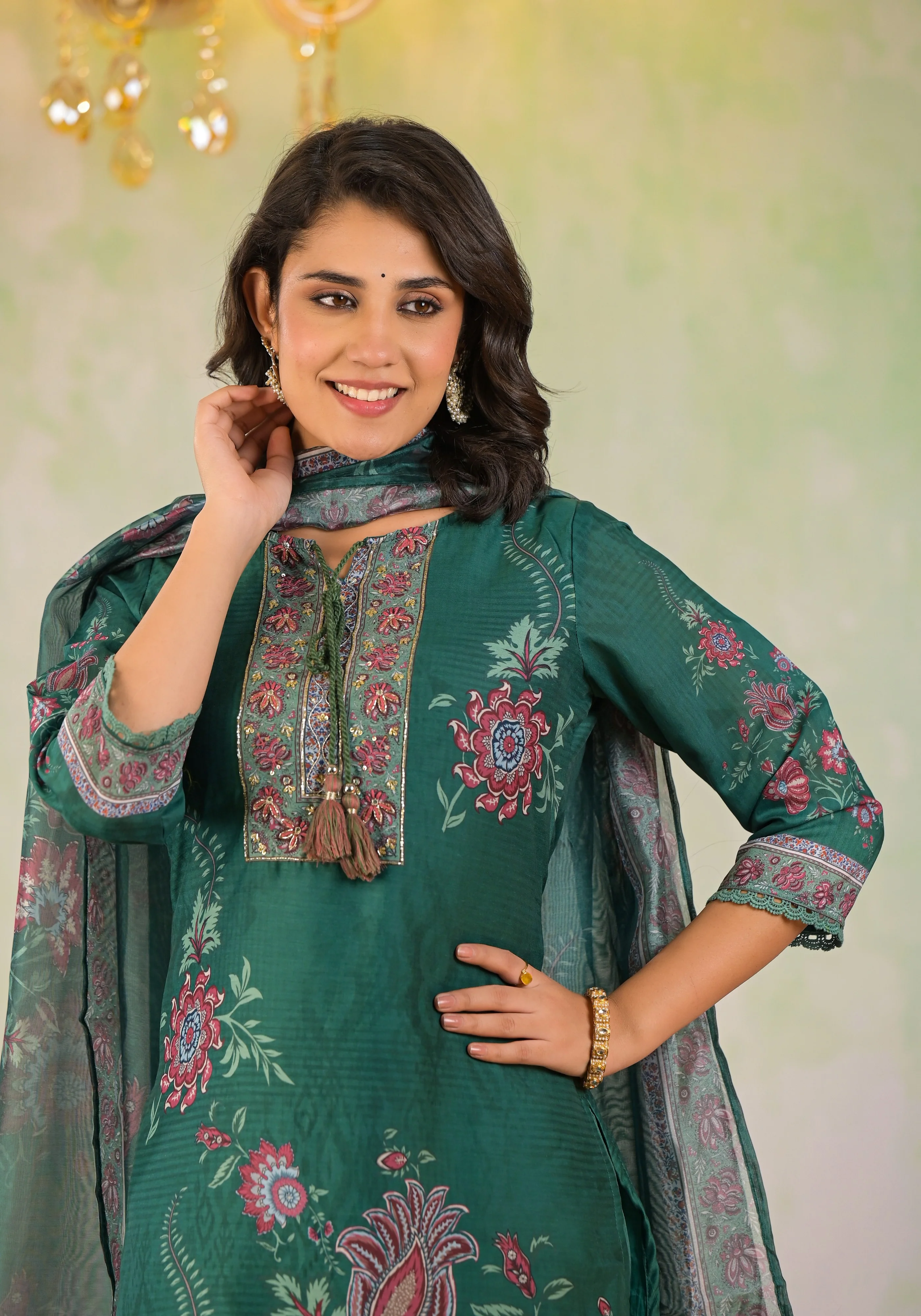 Rabha Castleton Printed Suit Set - Image 2