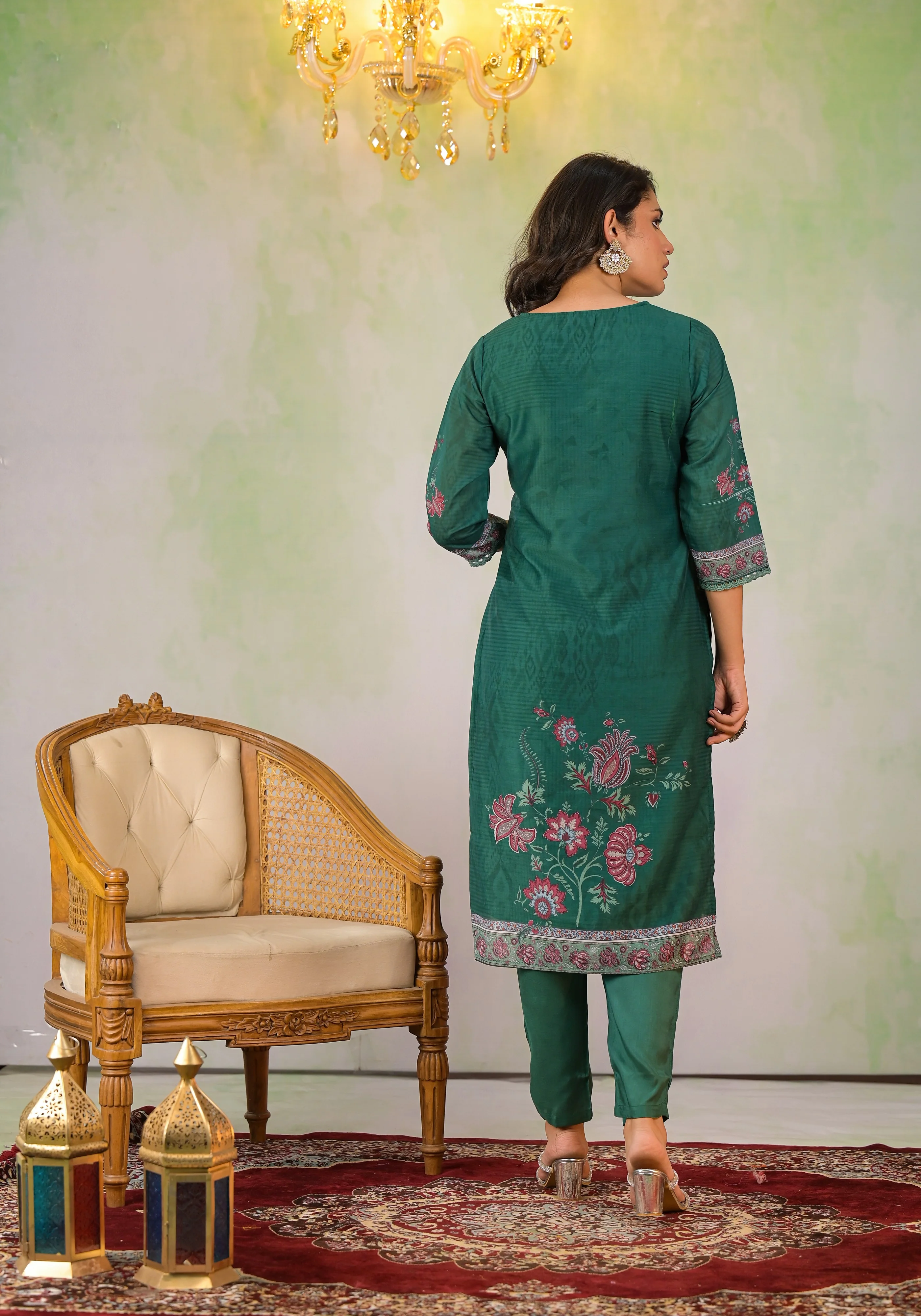 Rabha Castleton Printed Suit Set - Image 3