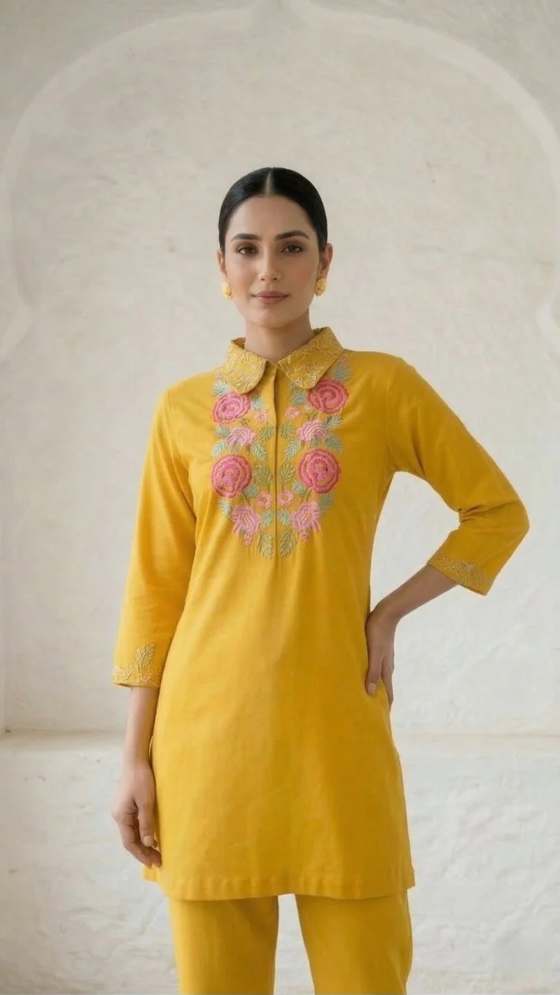 Darika Sunrise Embroidered Co-ord Set - Image 2
