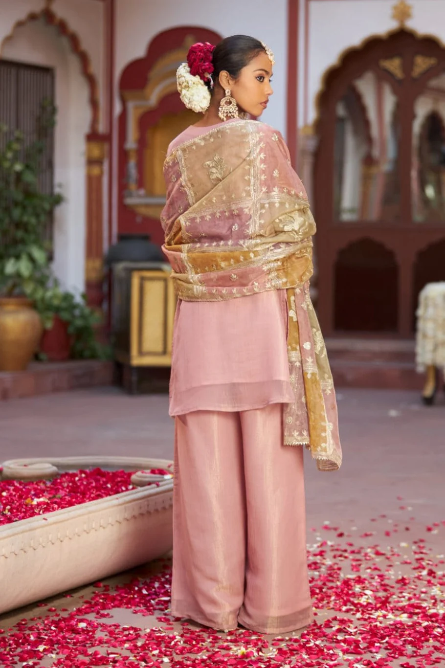 Mihika rouge full work suit set - Image 3