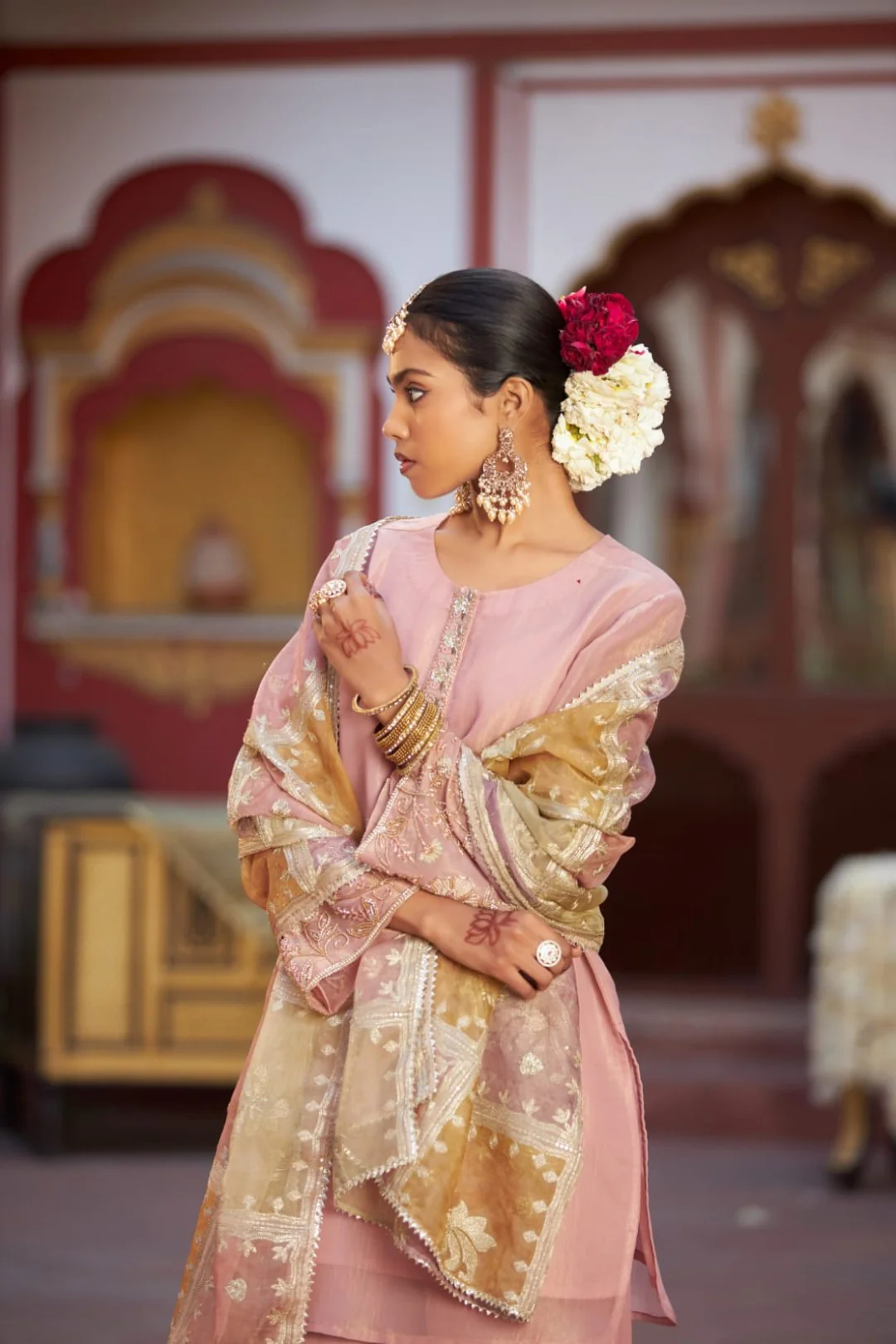 Mihika rouge full work suit set - Image 4