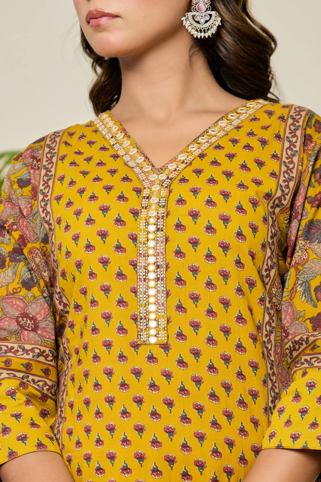 Mika Corn Printed Cotton Suit Set - Image 6