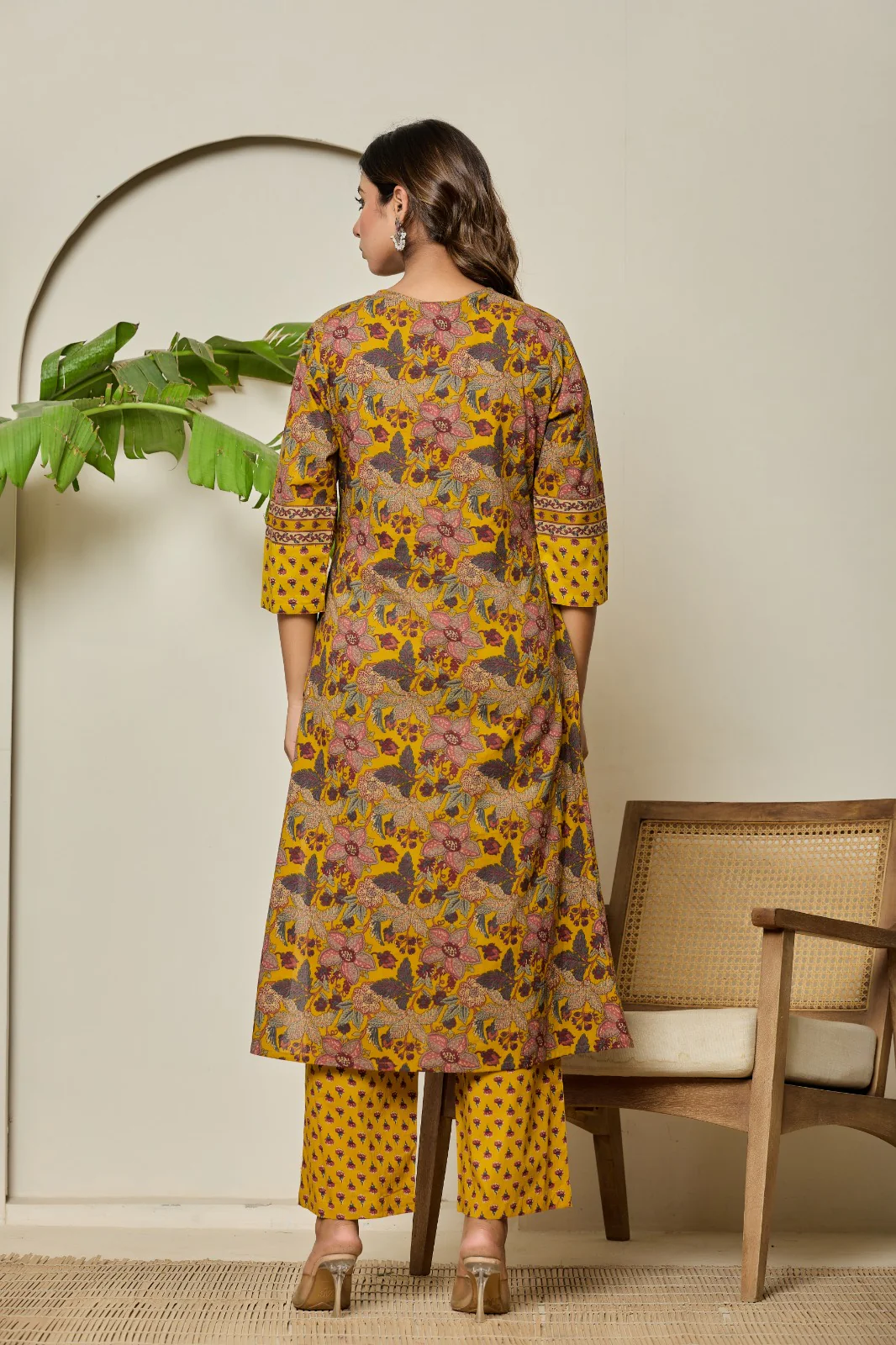 Mika Corn Printed Cotton Suit Set - Image 7