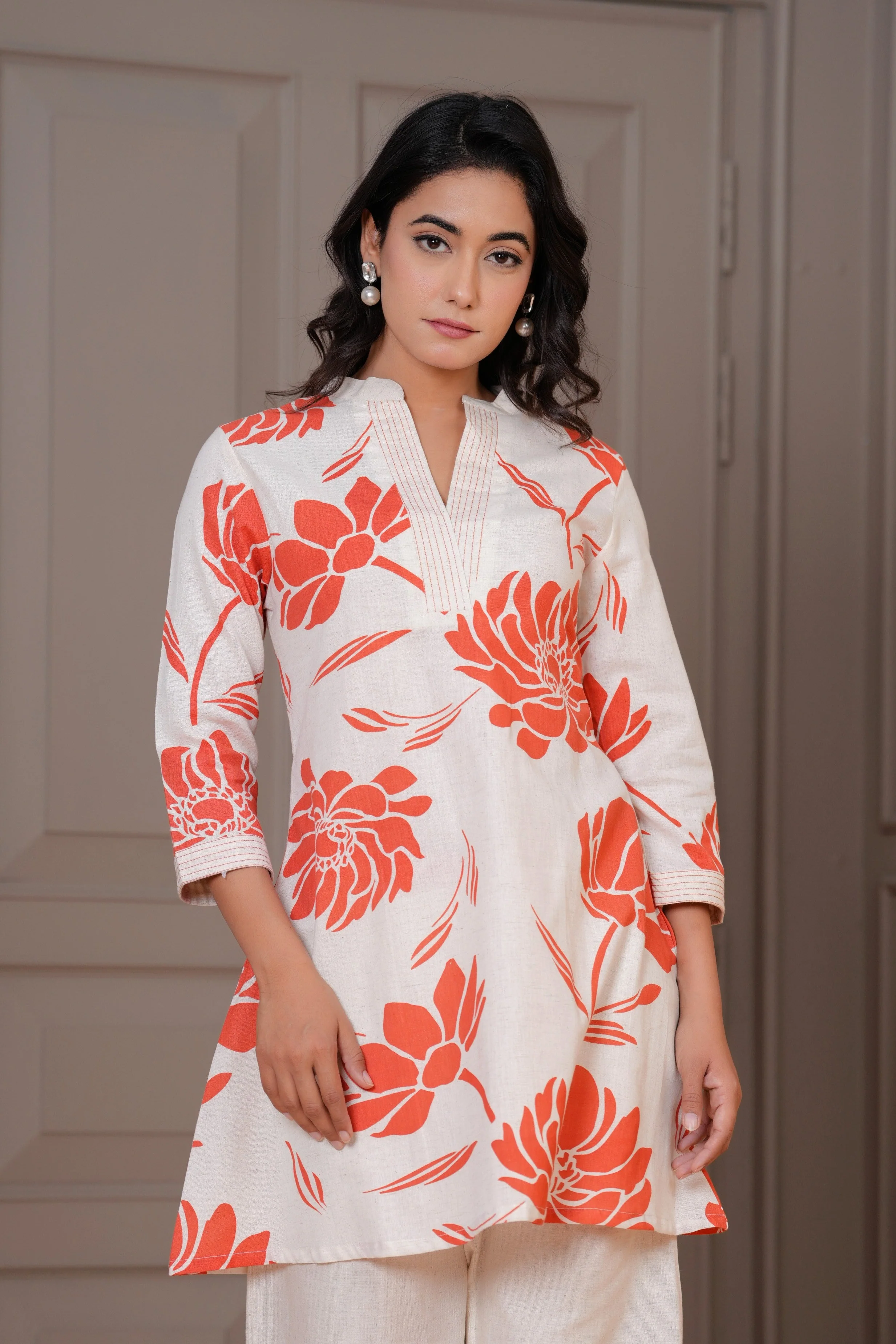 Maurya kesari cotton printed Co-ord Set - Image 2