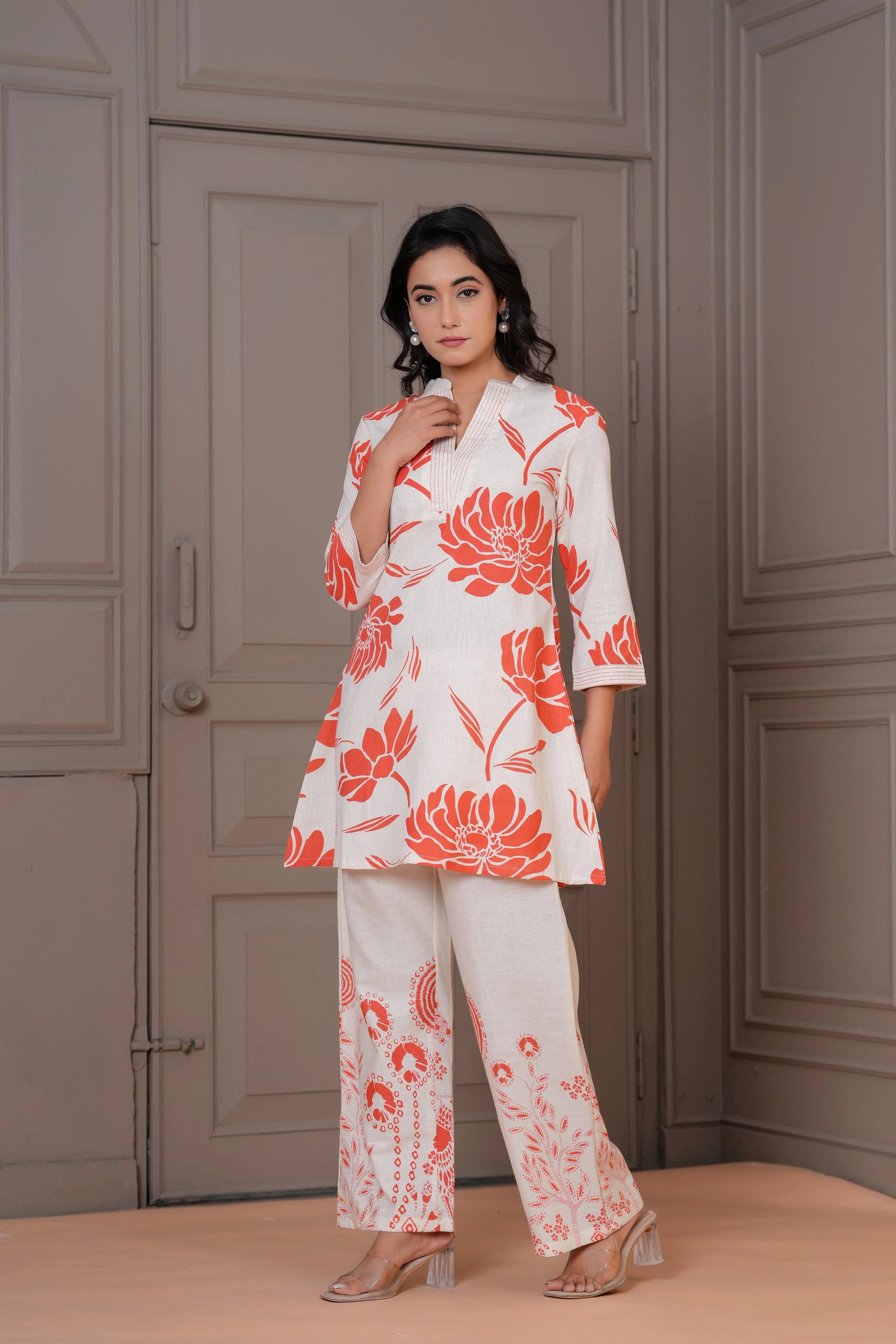 Maurya kesari cotton printed Co-ord Set - Image 5