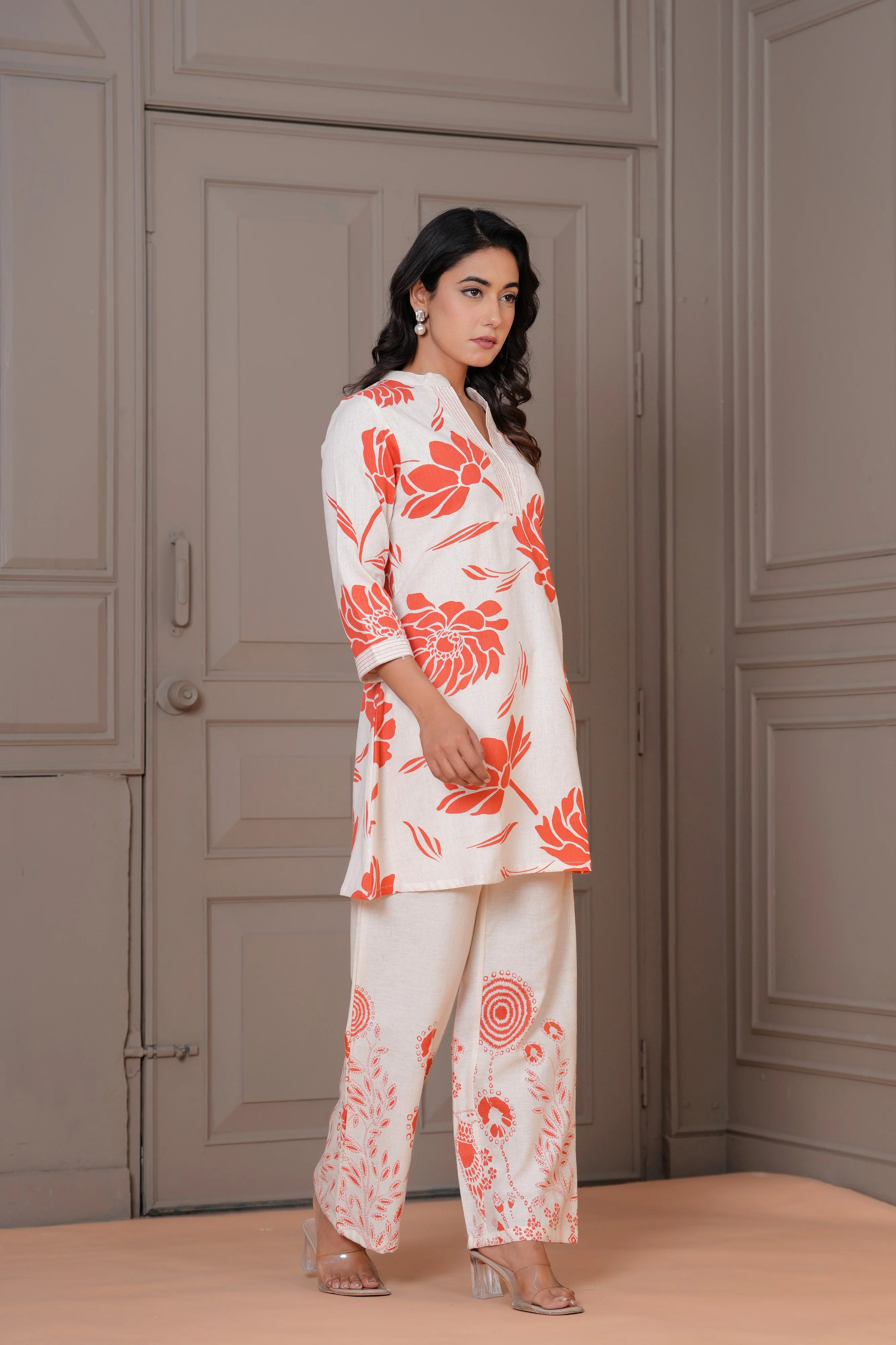 Maurya kesari cotton printed Co-ord Set - Image 8