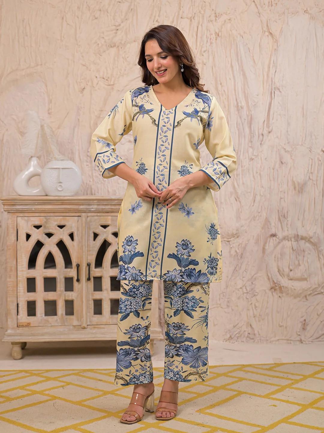 Kara Admiral Cotton Printed Co-ord Set - Image 10