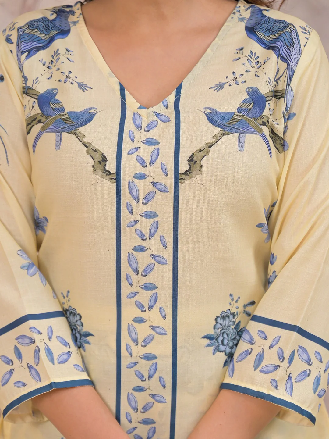 Kara Admiral Cotton Printed Co-ord Set - Image 4