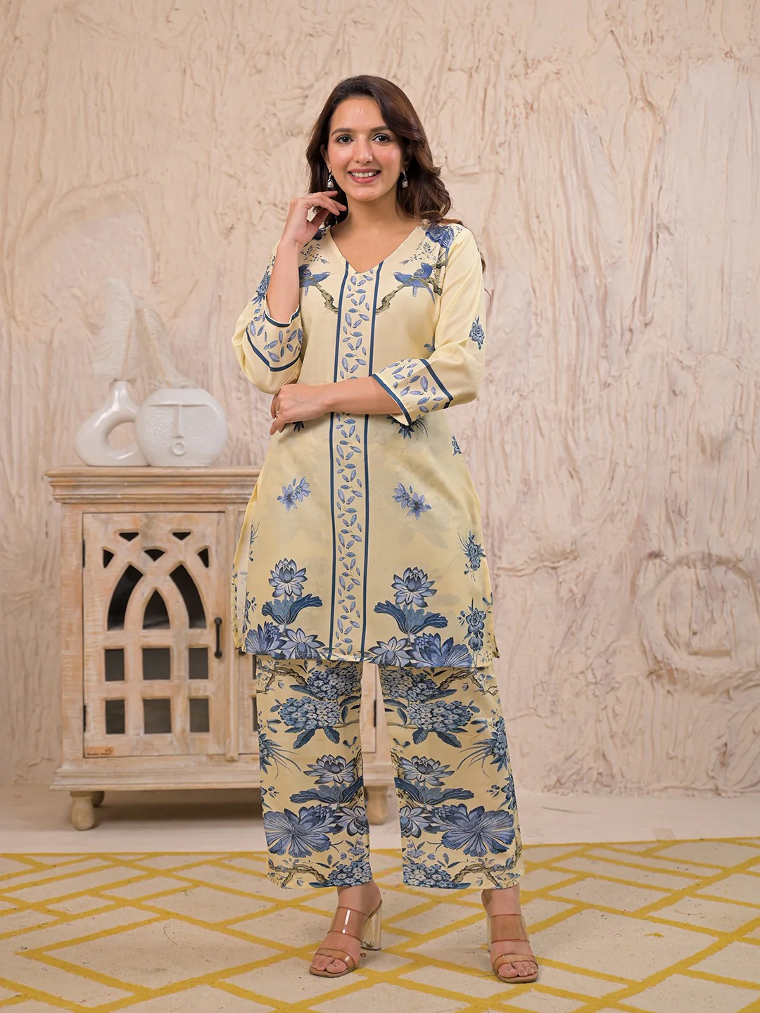 Kara Admiral Cotton Printed Co-ord Set - Image 5