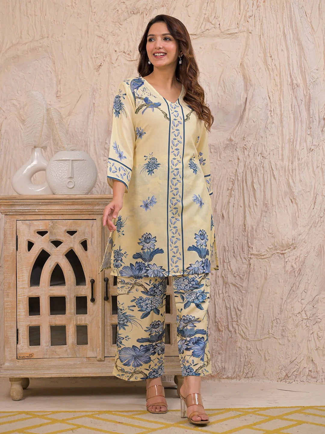 Kara Admiral Cotton Printed Co-ord Set - Image 6