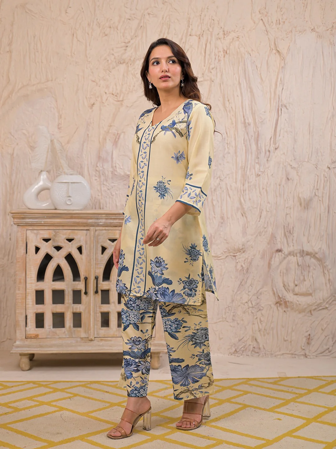 Kara Admiral Cotton Printed Co-ord Set - Image 8