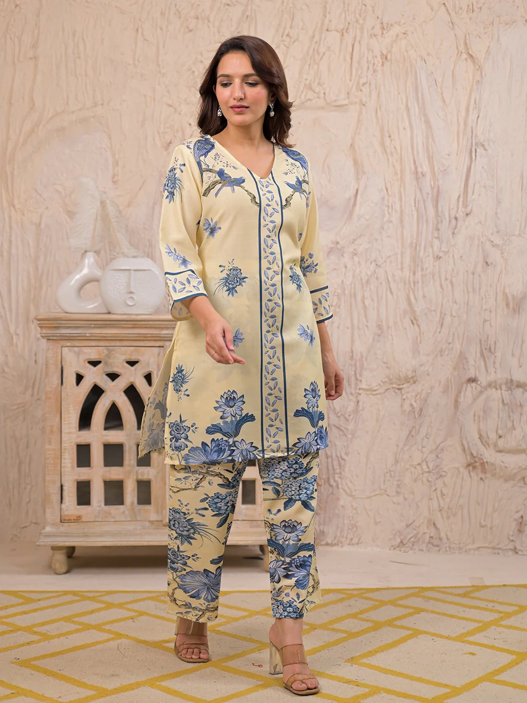 Kara Admiral Cotton Printed Co-ord Set - Image 9