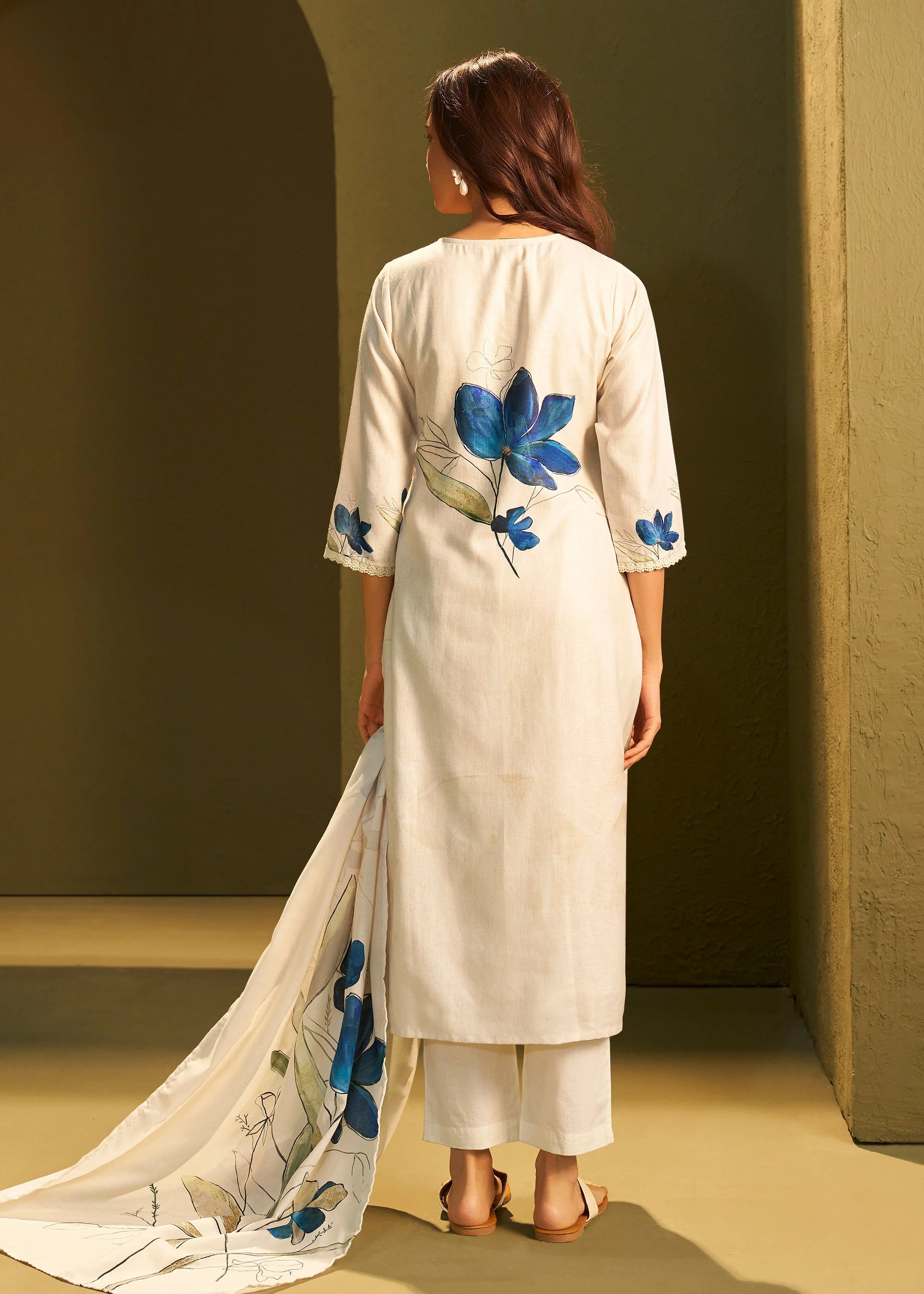 Itrh hibis Linen Suit set - Image 3
