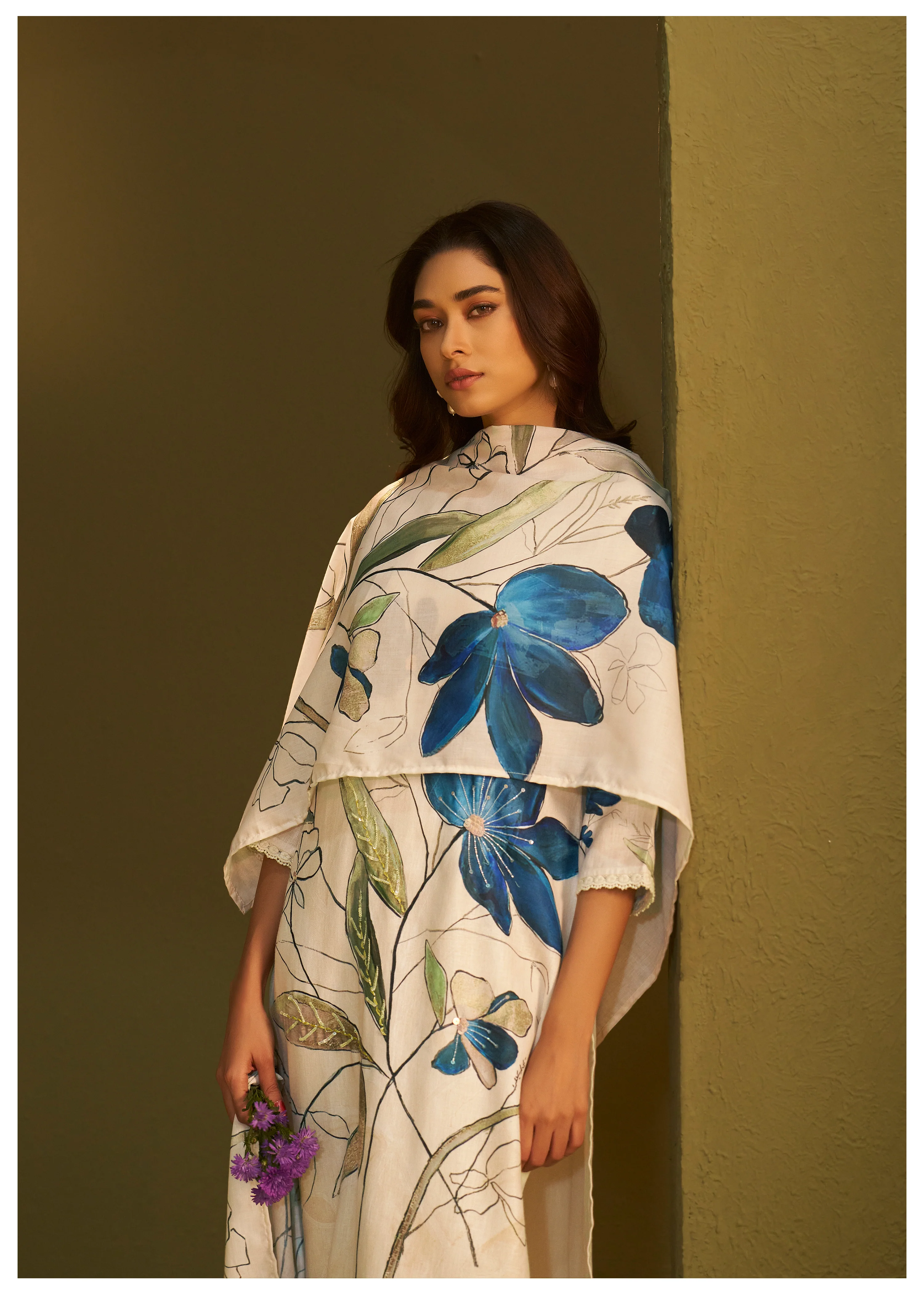Itrh hibis Linen Suit set - Image 4