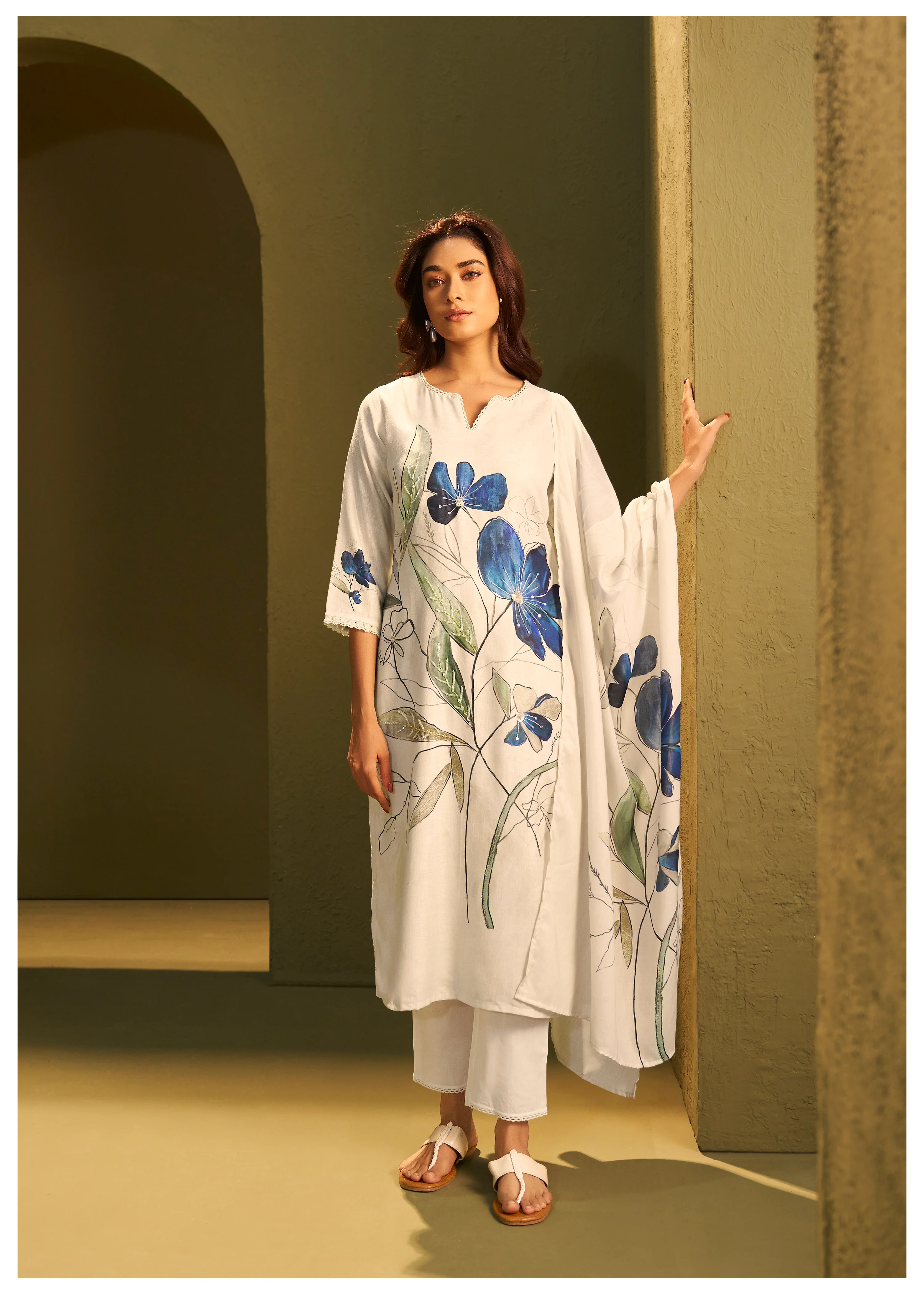 Itrh hibis Linen Suit set - Image 7