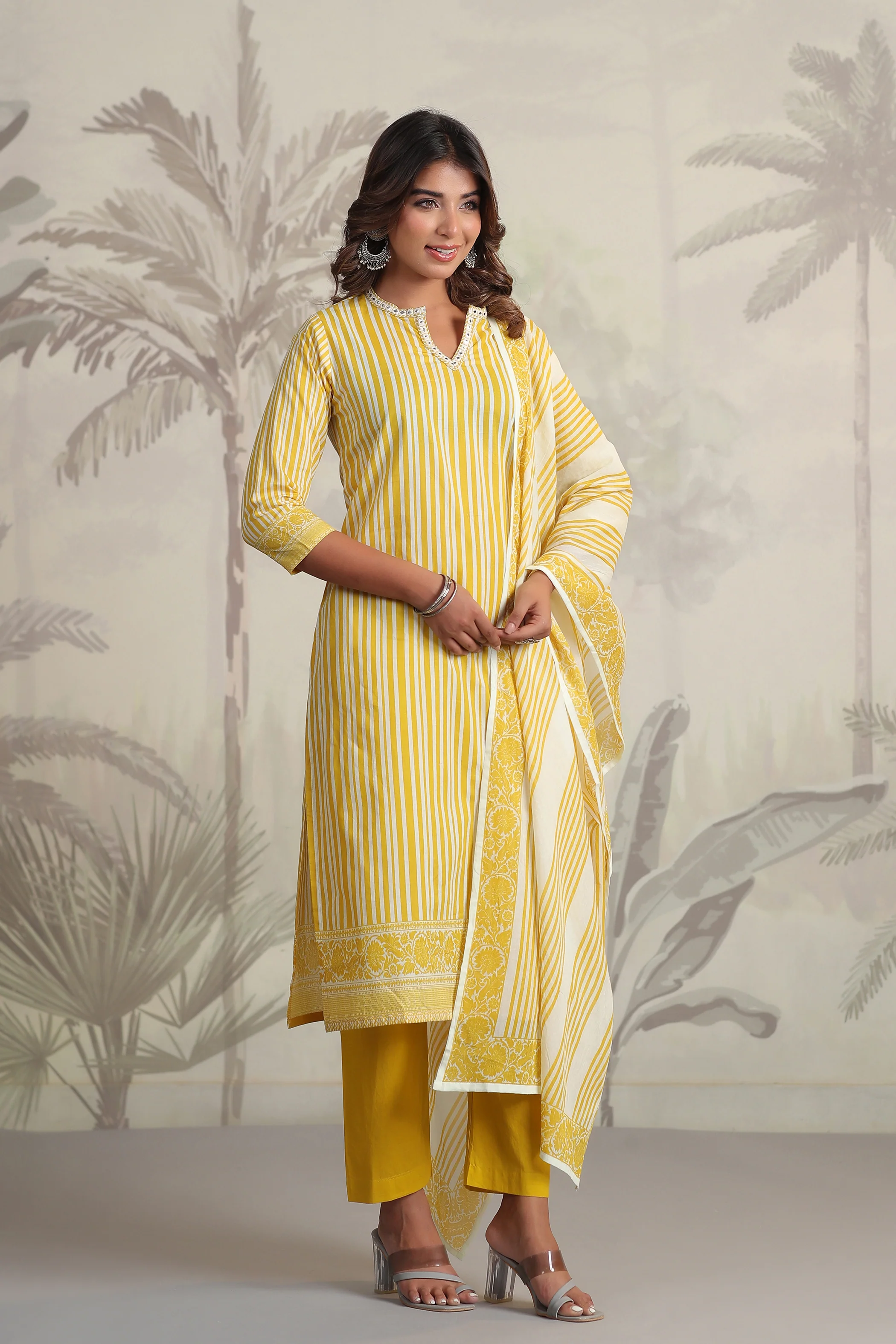 Yachi Sunshine Cotton Suit Set - Image 4