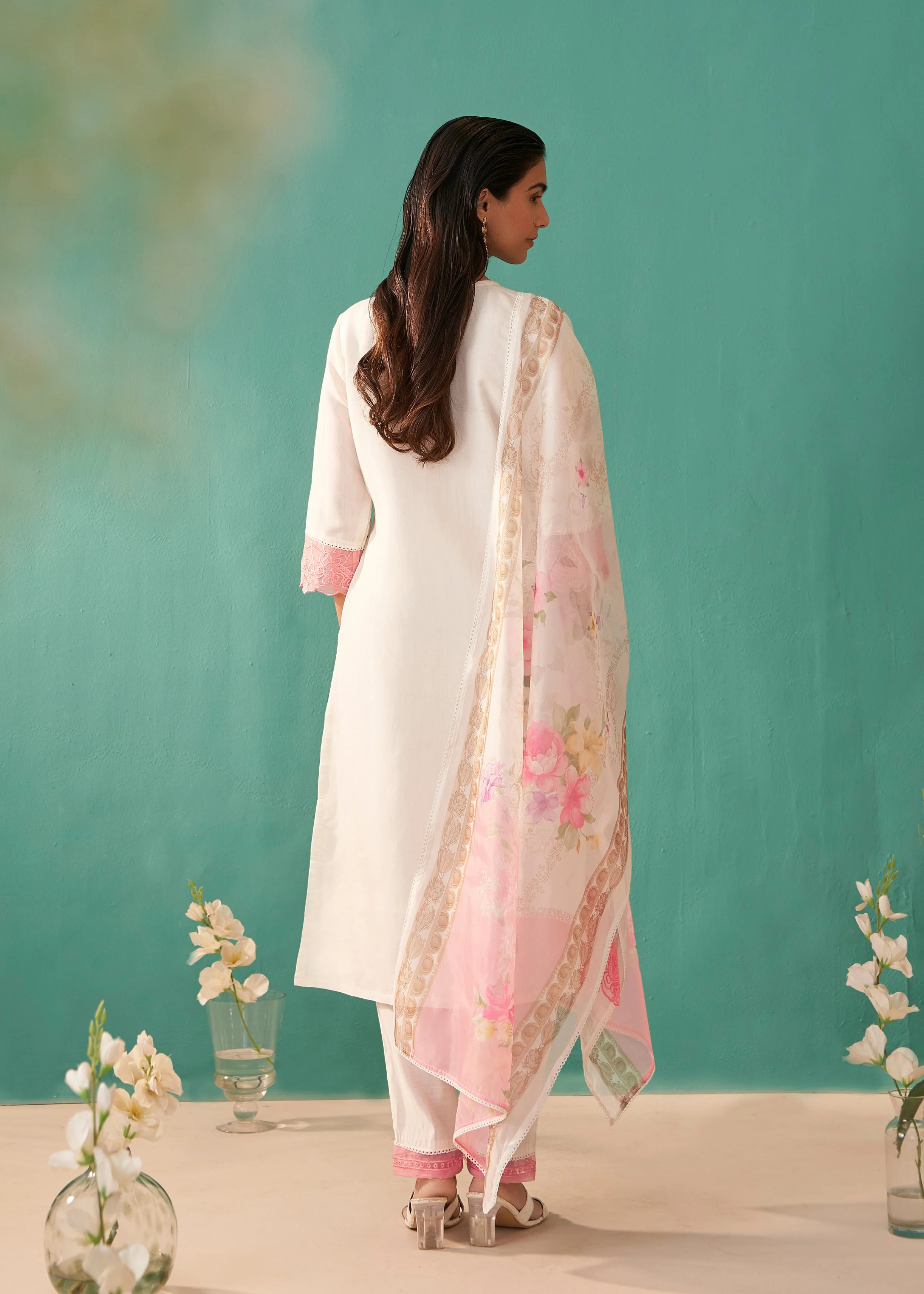 Nadira Angel Embroidered Lawn Suit Set - Image 3
