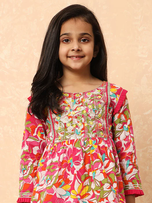 Indra Rose Cotton Printed Set - Image 2