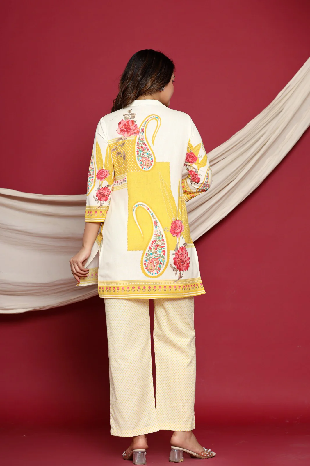 Kompa Amber Printed Cotton co-ord Set - Image 3