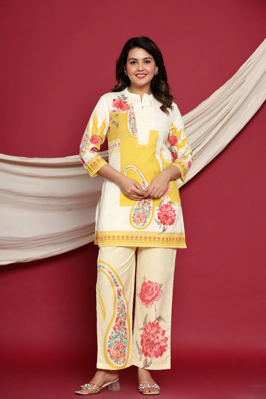 Kompa Amber Printed Cotton co-ord Set - Image 4