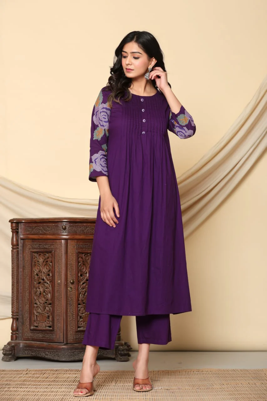 Mika Imperial Embrodiered Kurta Pant Set - Image 4