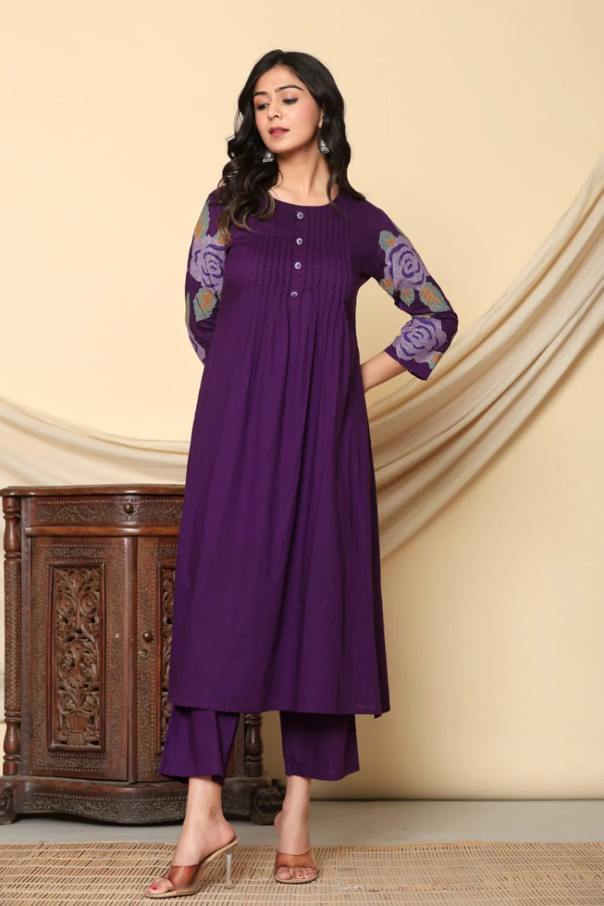 Mika Imperial Embrodiered Kurta Pant Set - Image 6