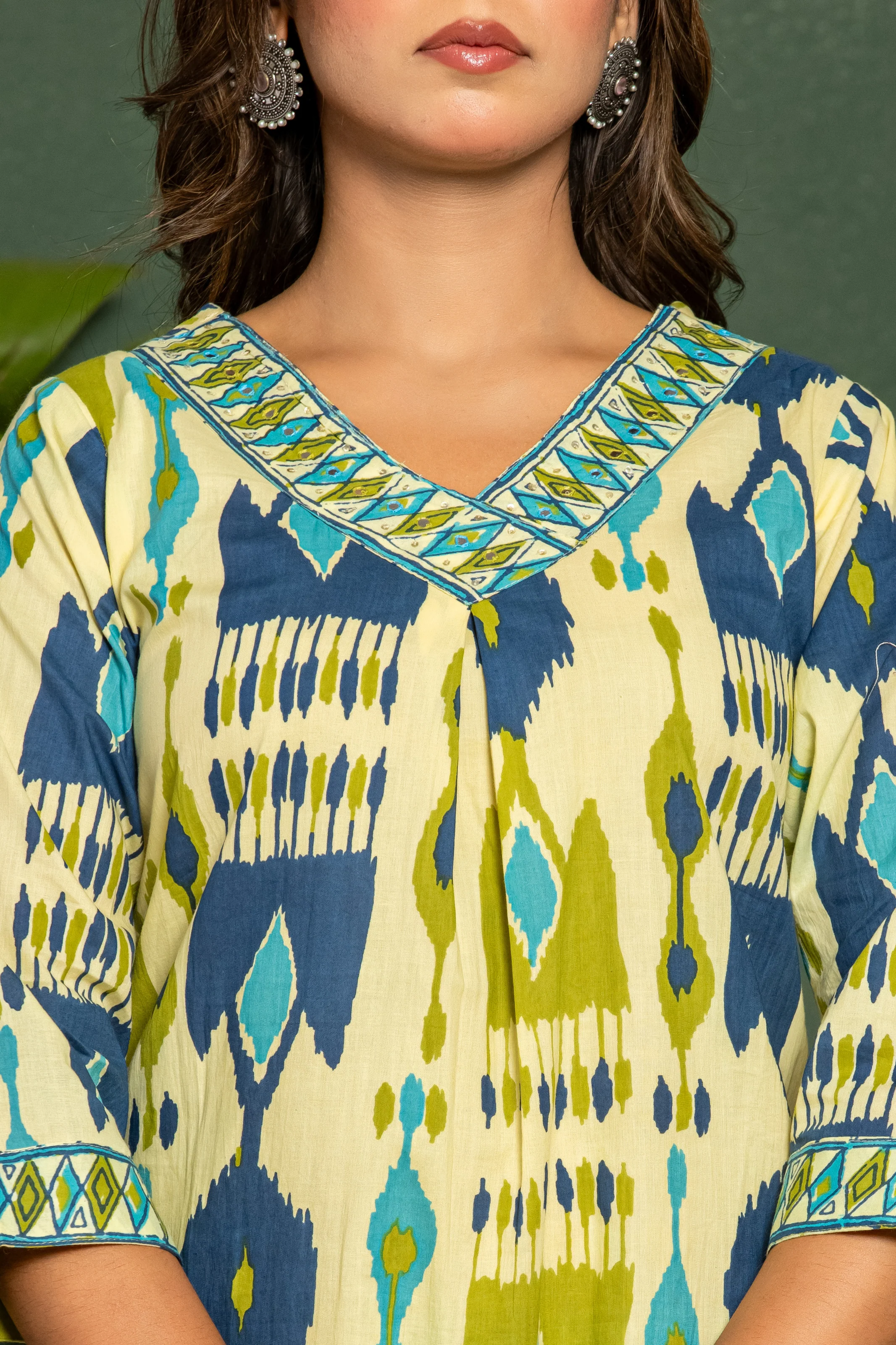 SASHA PASTEL PRINTED KURTA PANT SET - Image 6