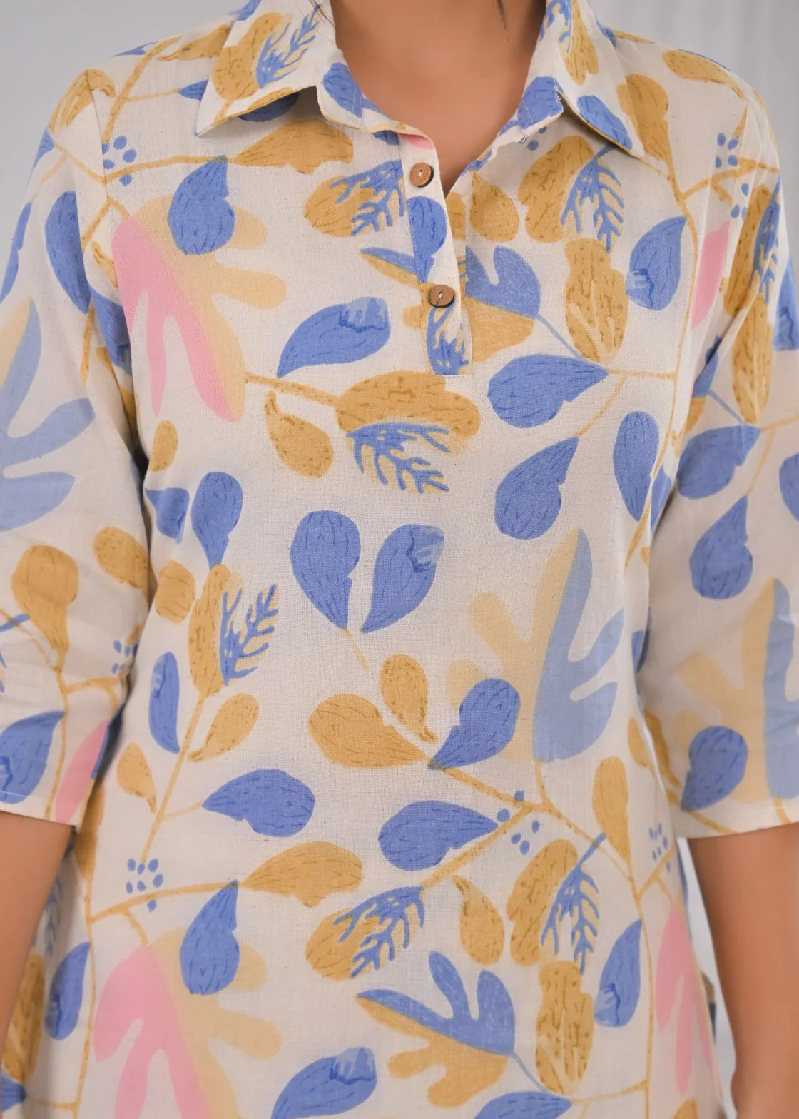 Bhakti Vatika Floral Cotton Co-ord Set - Image 5