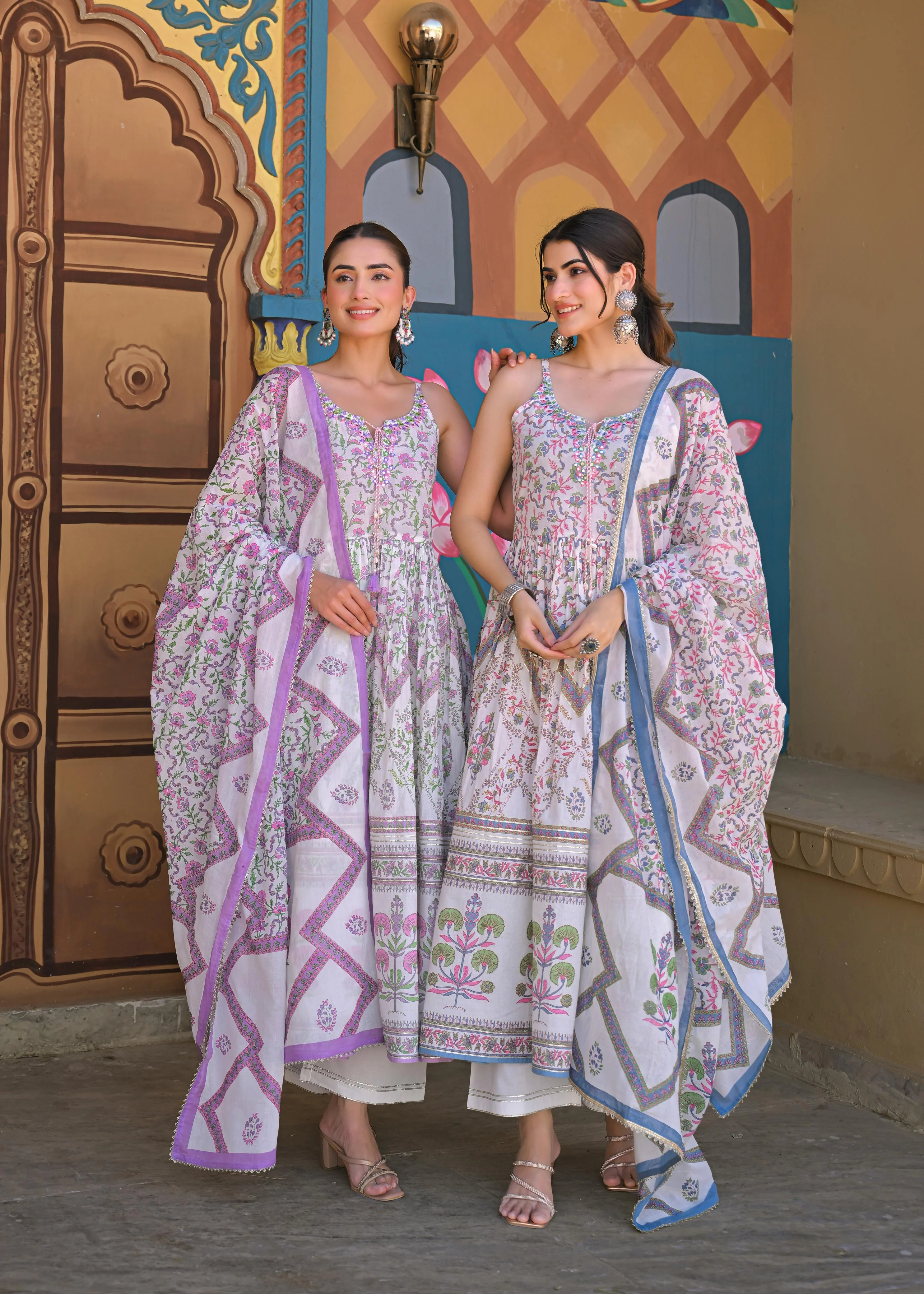 Tridhara Misty cotton suit set - Image 6